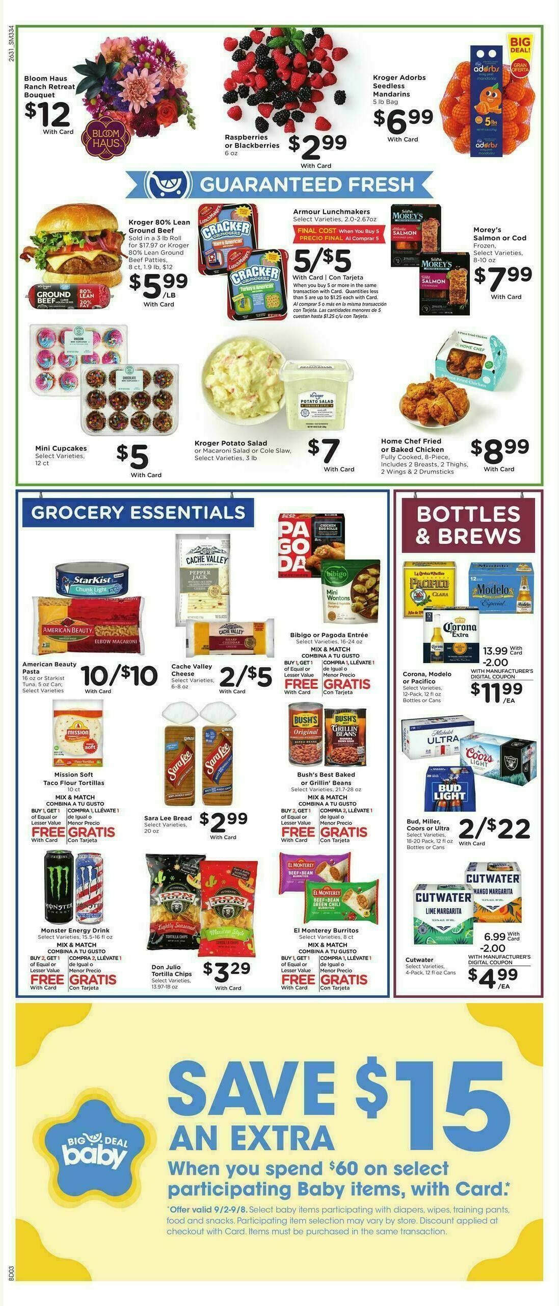 Smith's Weekly Ad from September 2