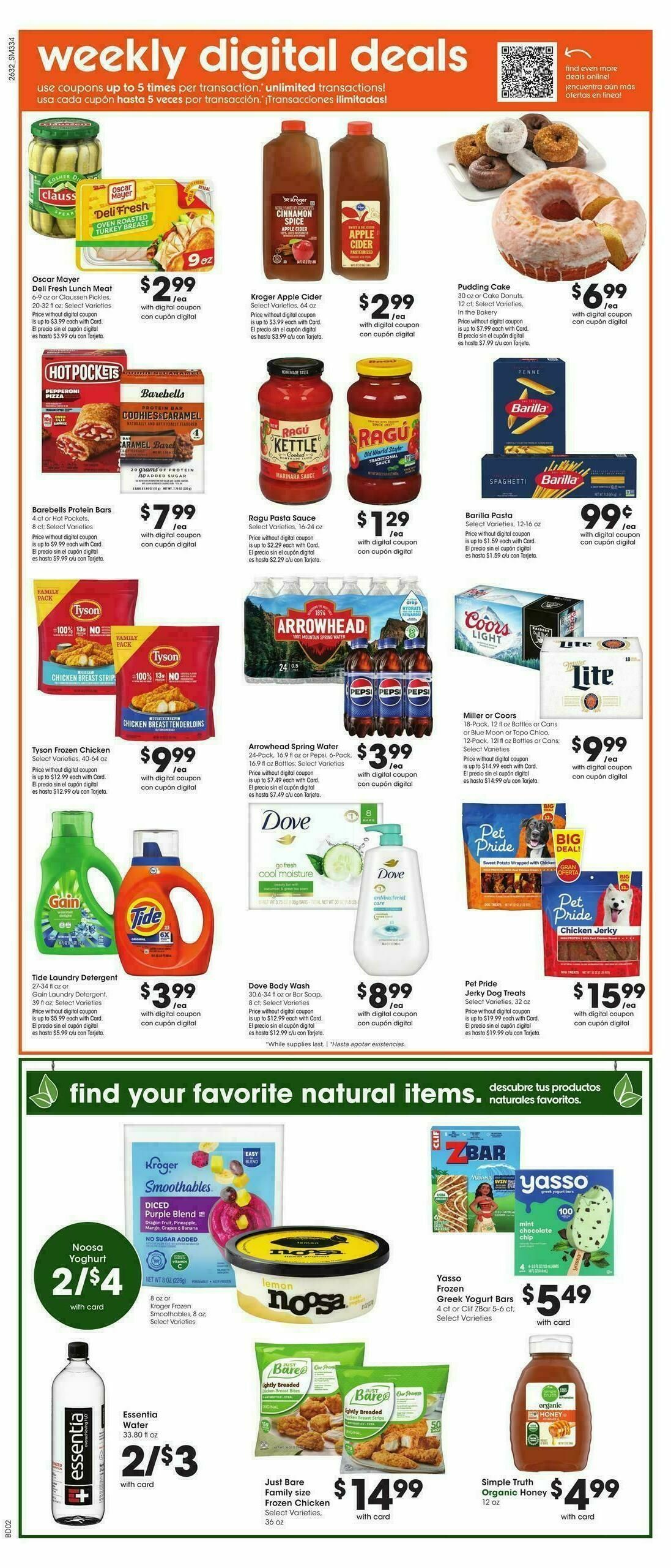 Smith's Weekly Ad from September 9