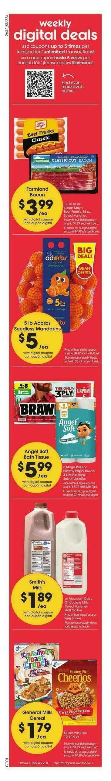 Smith's Weekly Ad from September 9