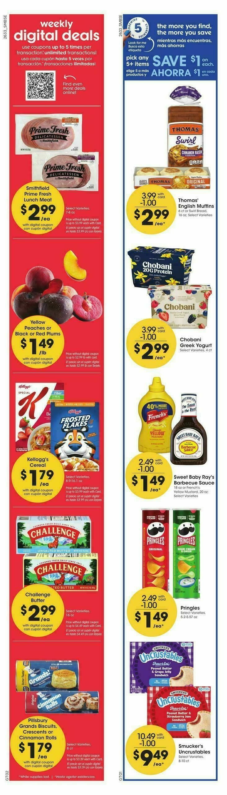 Smith's Weekly Ad from September 16