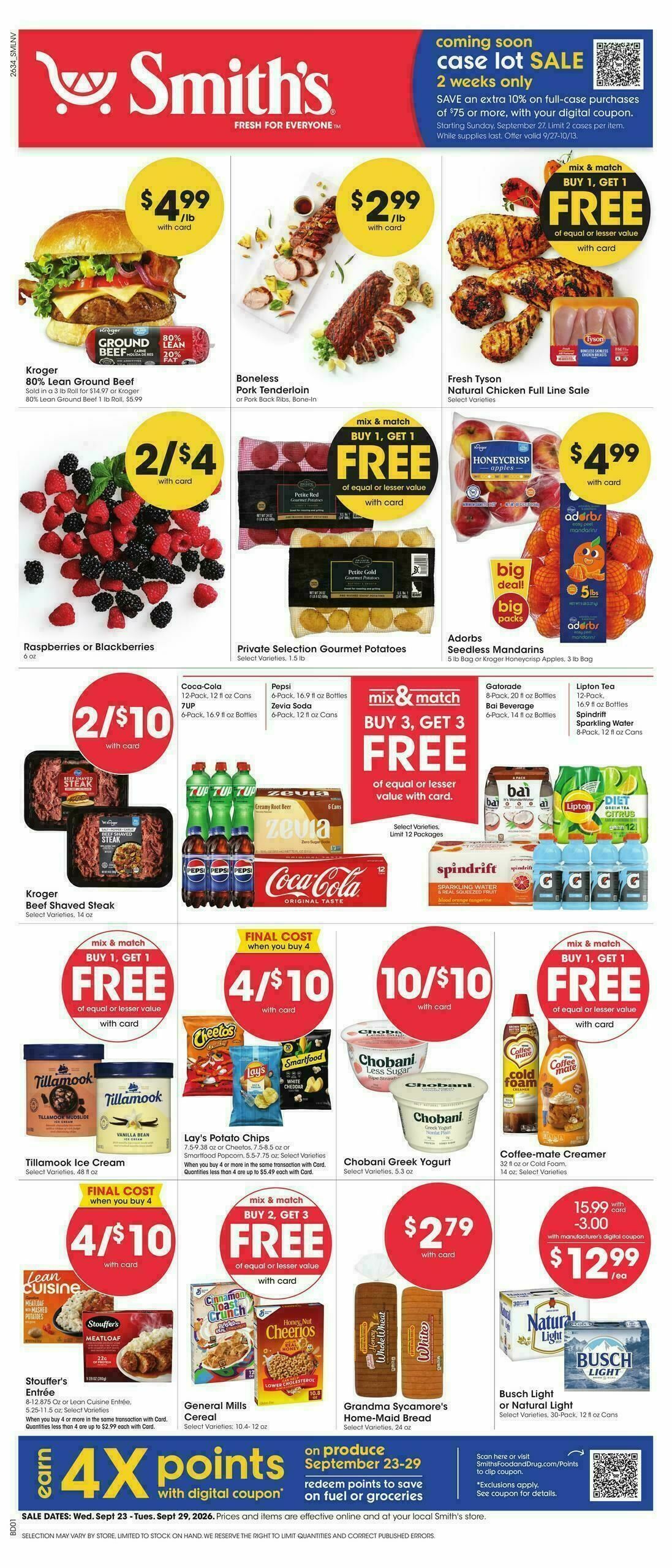 Smith's Weekly Ad from September 23