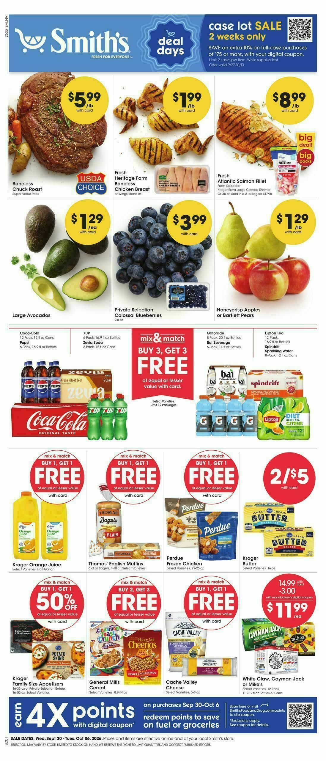 Smith's Weekly Ad from September 30
