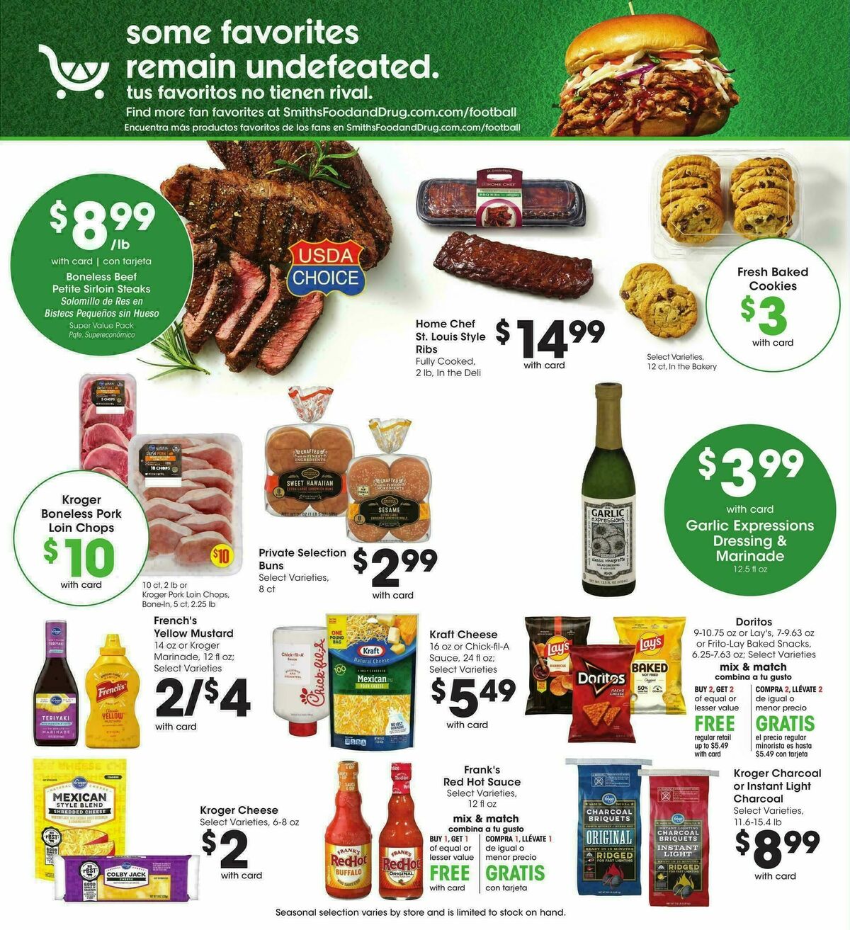 Smith's Weekly Ad from September 30