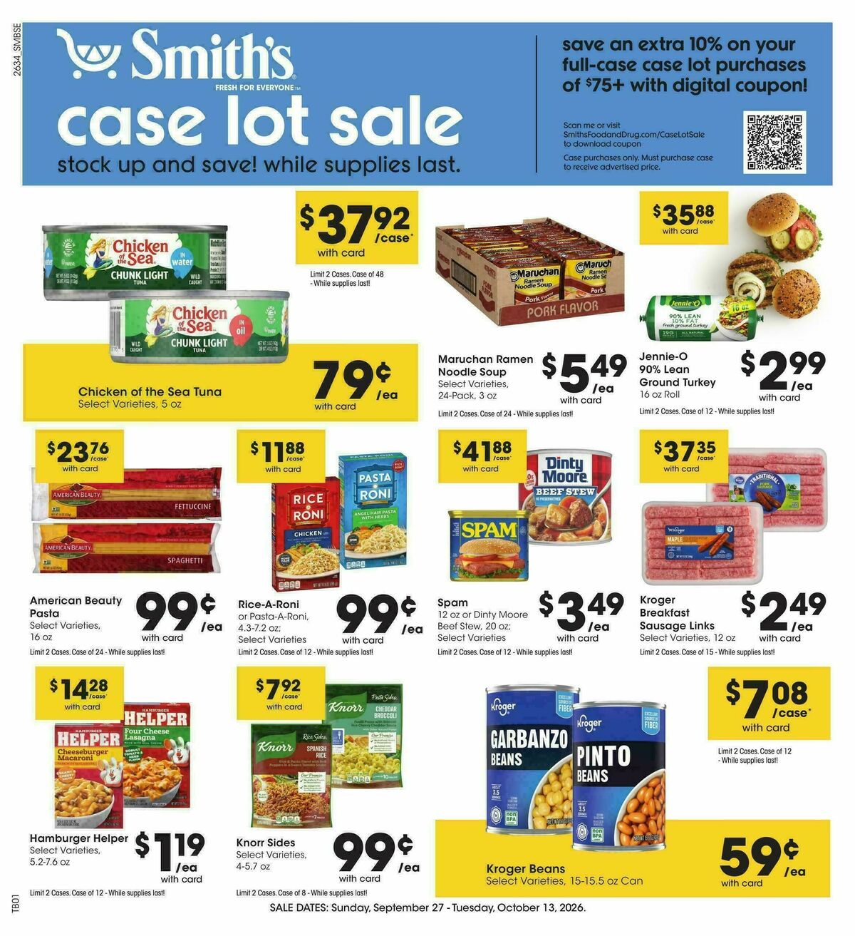 Smith's Weekly Ad from September 30