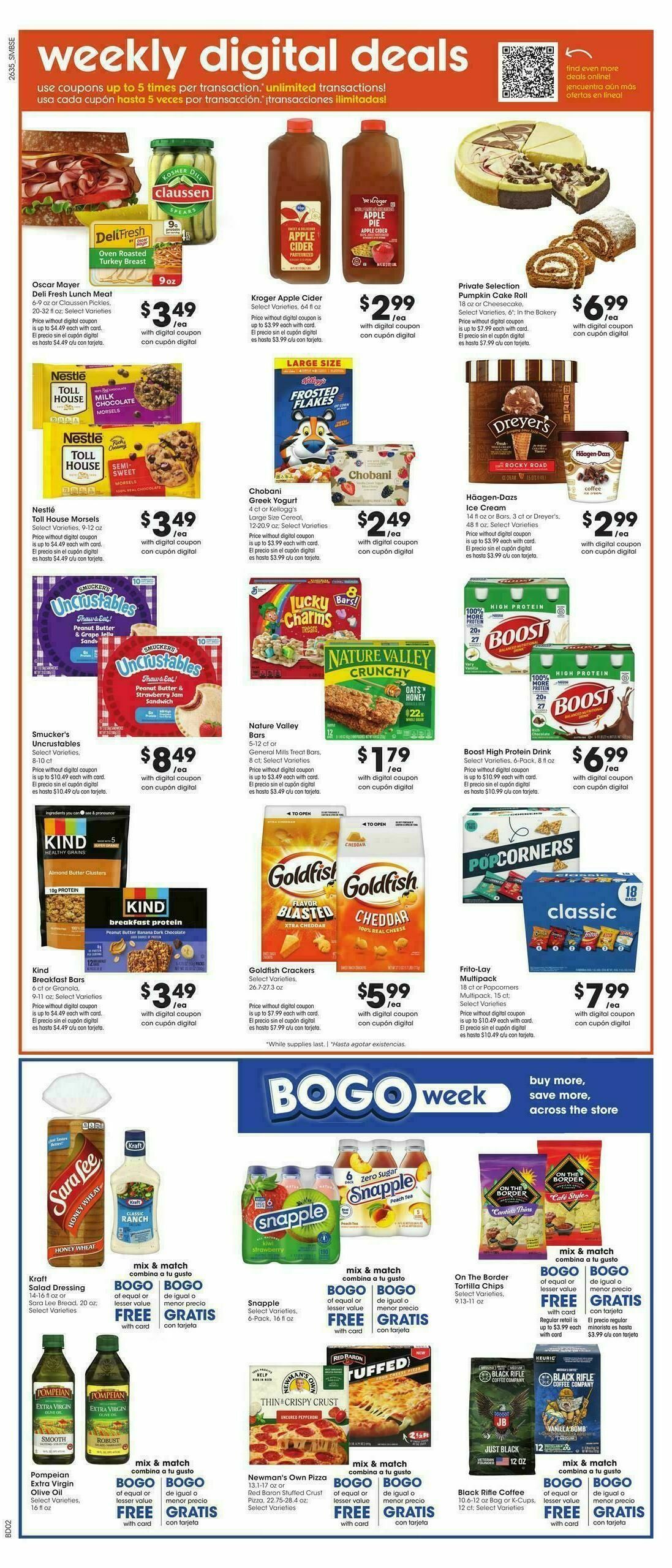 Smith's Weekly Ad from September 30