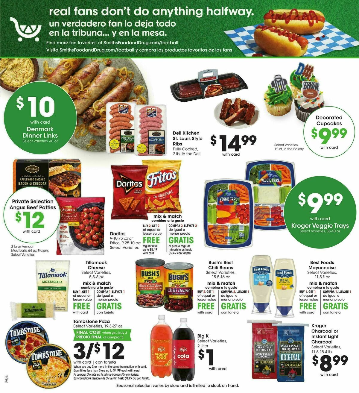 Smith's Weekly Ad from October 7