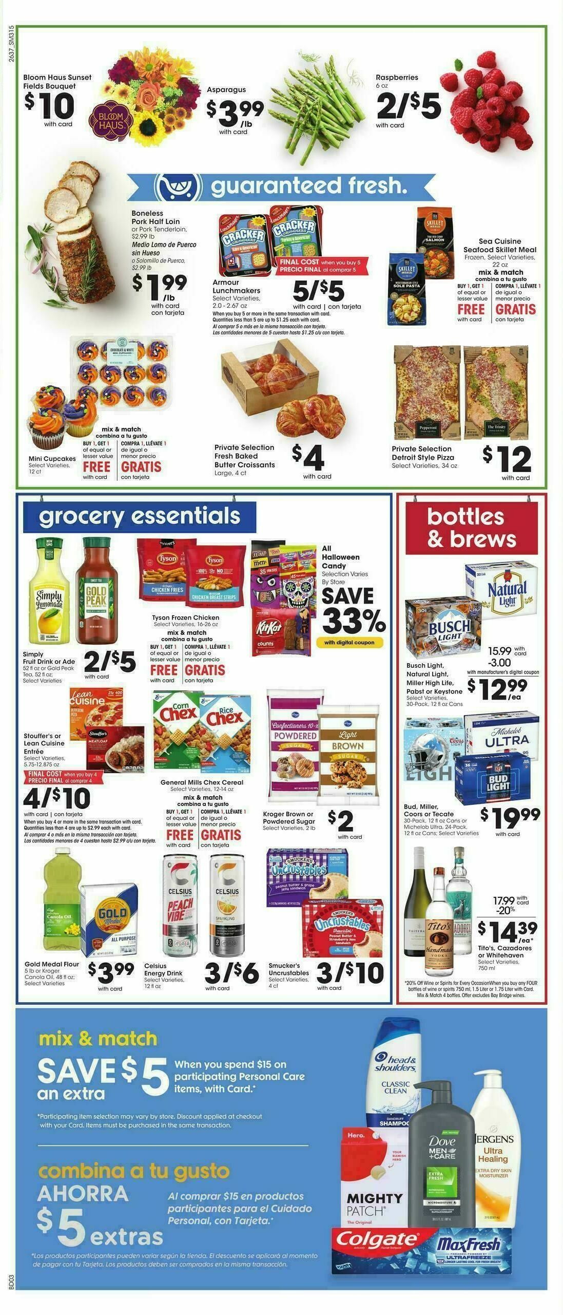 Smith's Weekly Ad from October 14