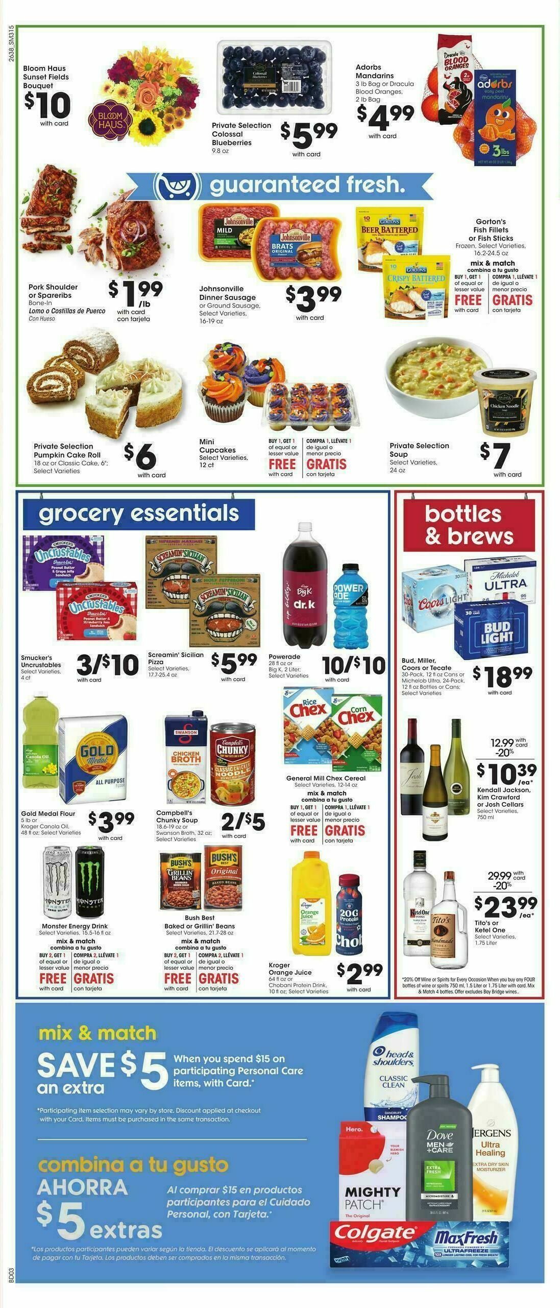 Smith's Weekly Ad from October 21