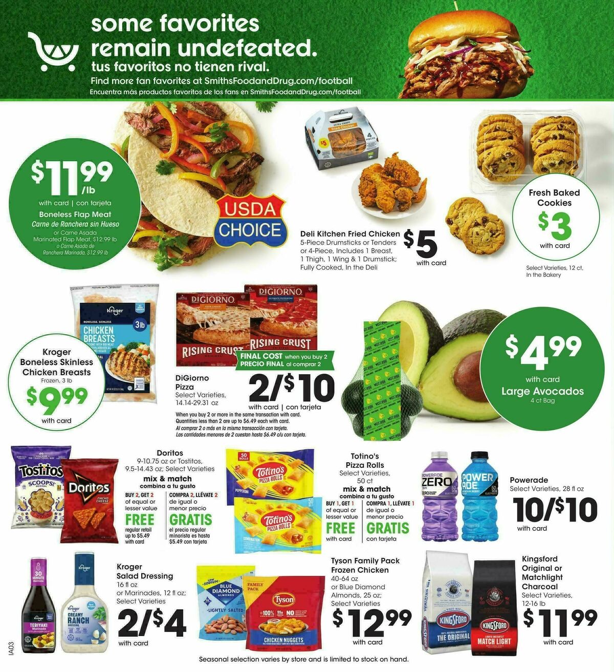 Smith's Weekly Ad from October 28