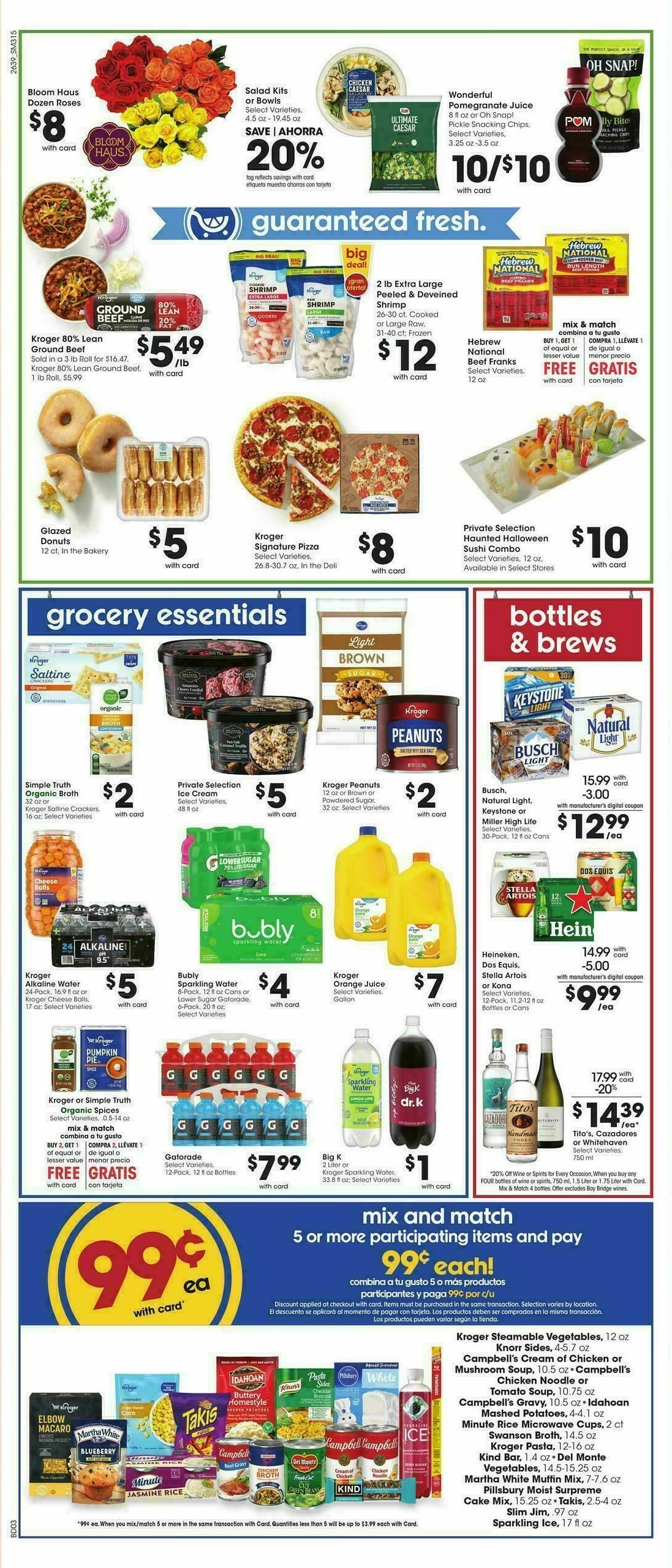 Smith's Weekly Ad from October 28