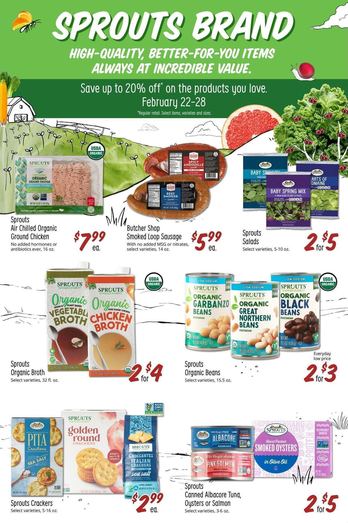 Sprouts Farmers Market Weekly Ad from February 22