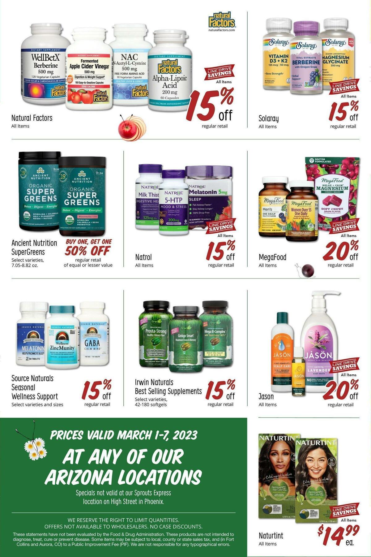 Sprouts Farmers Market Weekly Ad from March 1