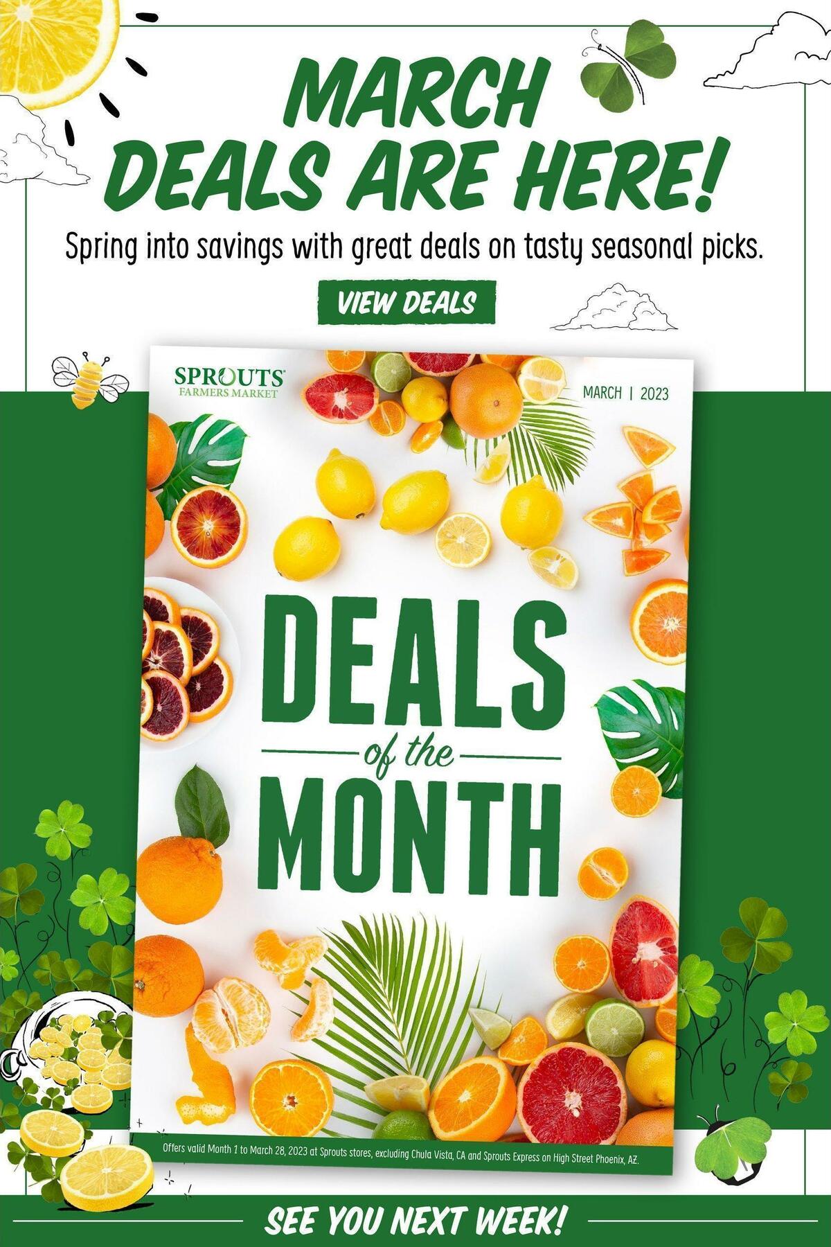 Sprouts Farmers Market Weekly Ad from March 1