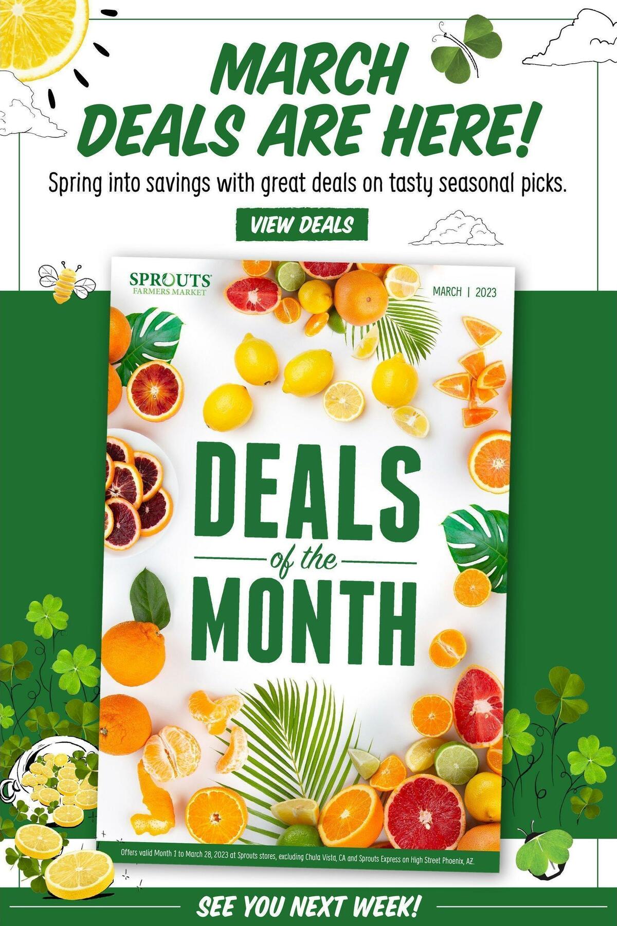 Sprouts Farmers Market Weekly Ad from March 1