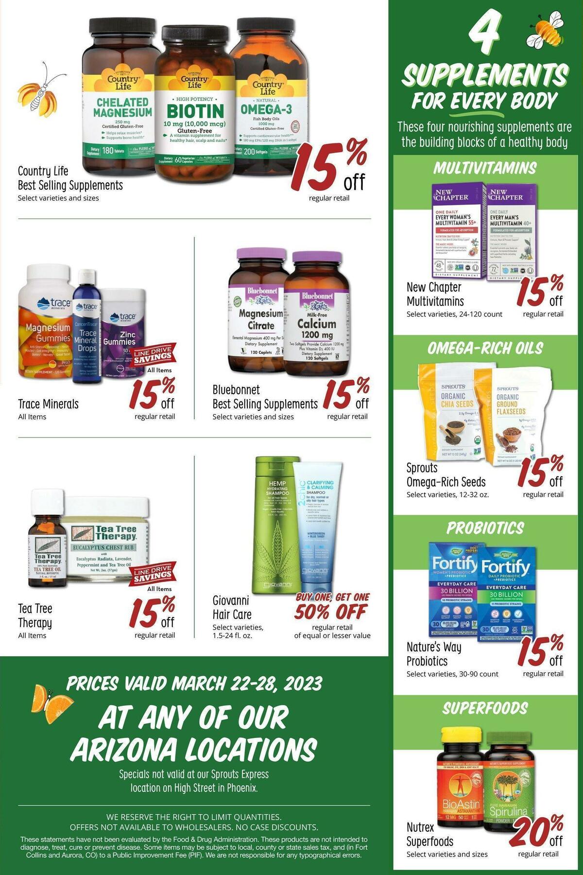 Sprouts Farmers Market Weekly Ad from March 22