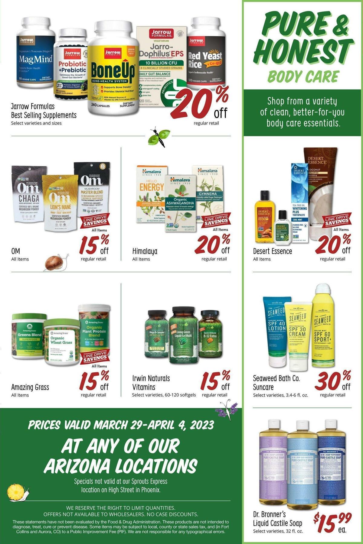 Sprouts Farmers Market Weekly Ad from March 29