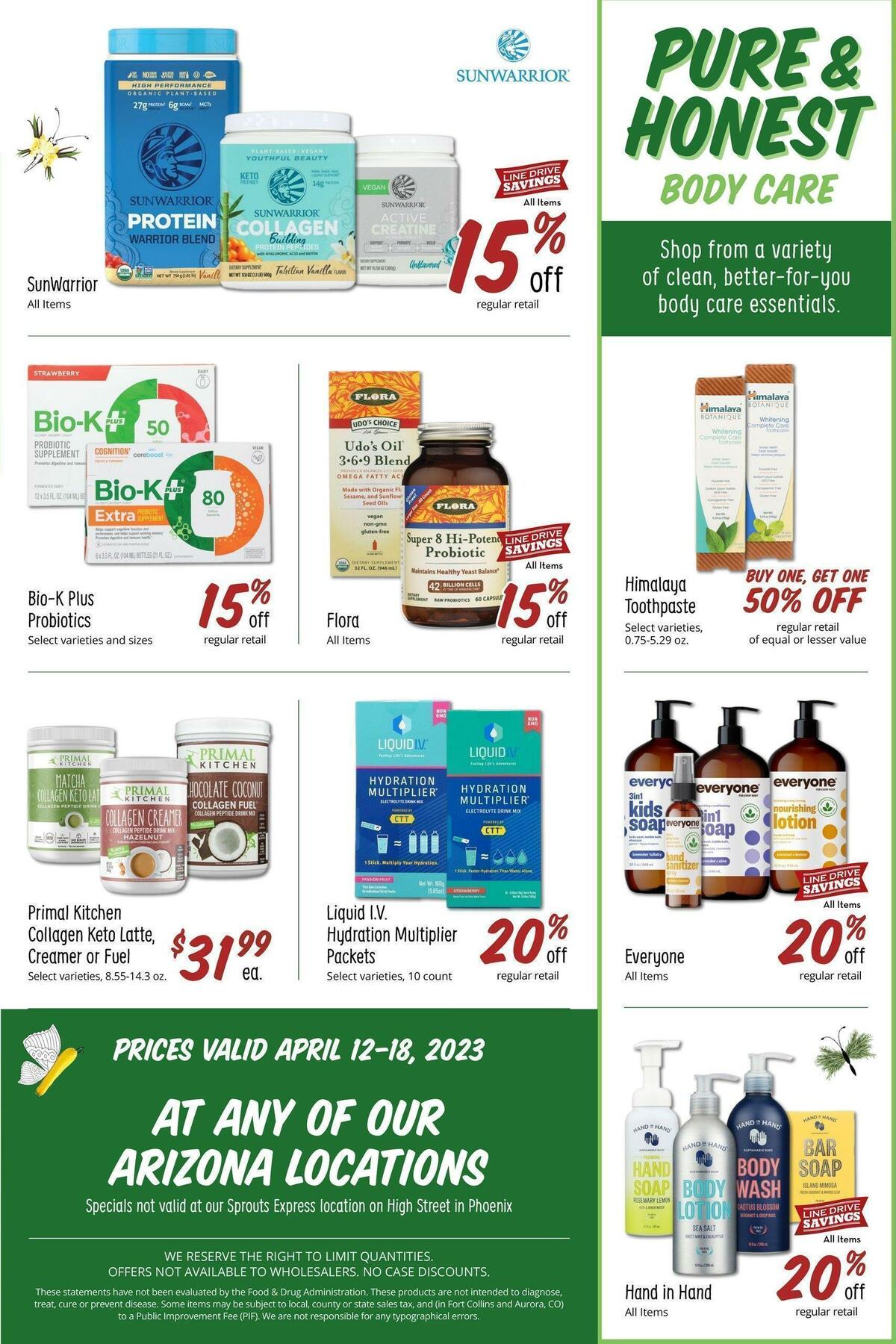 Sprouts Farmers Market Weekly Ad from April 12