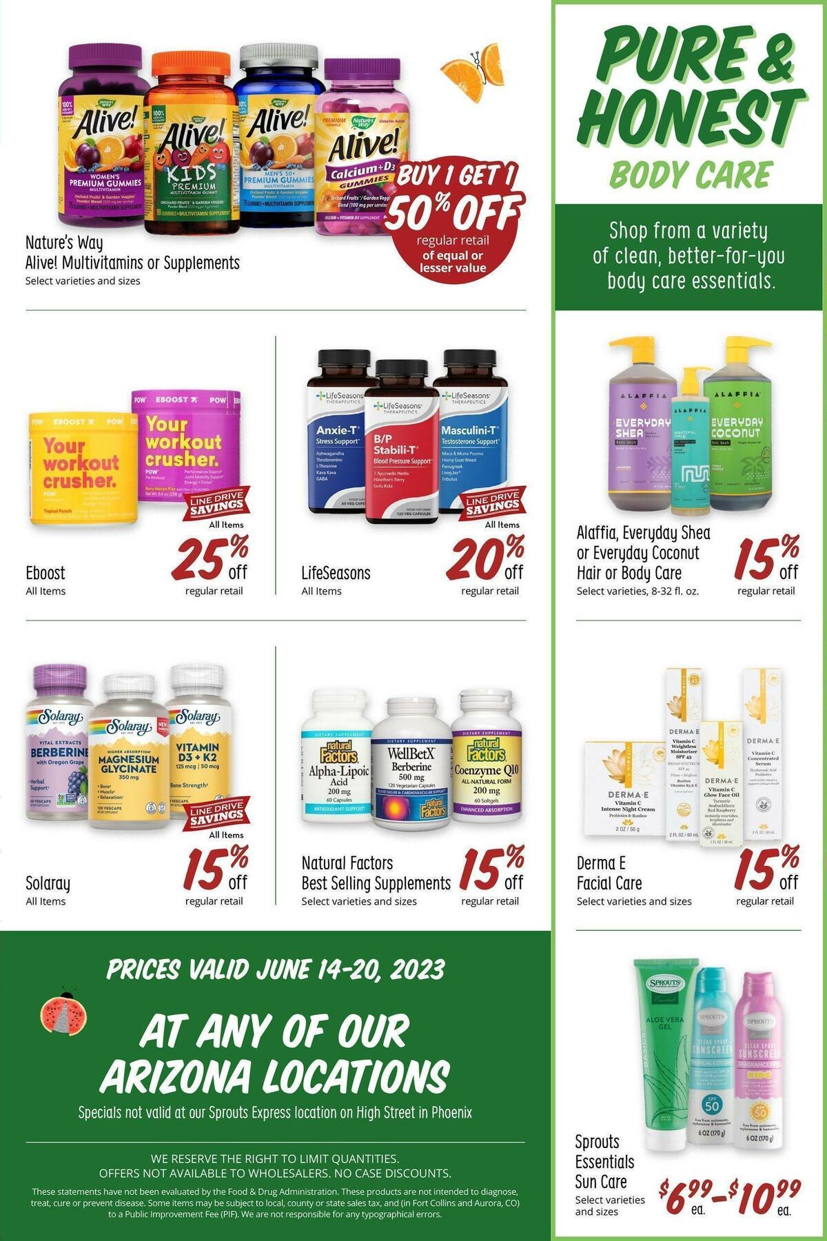 Sprouts Farmers Market Weekly Ad from June 14