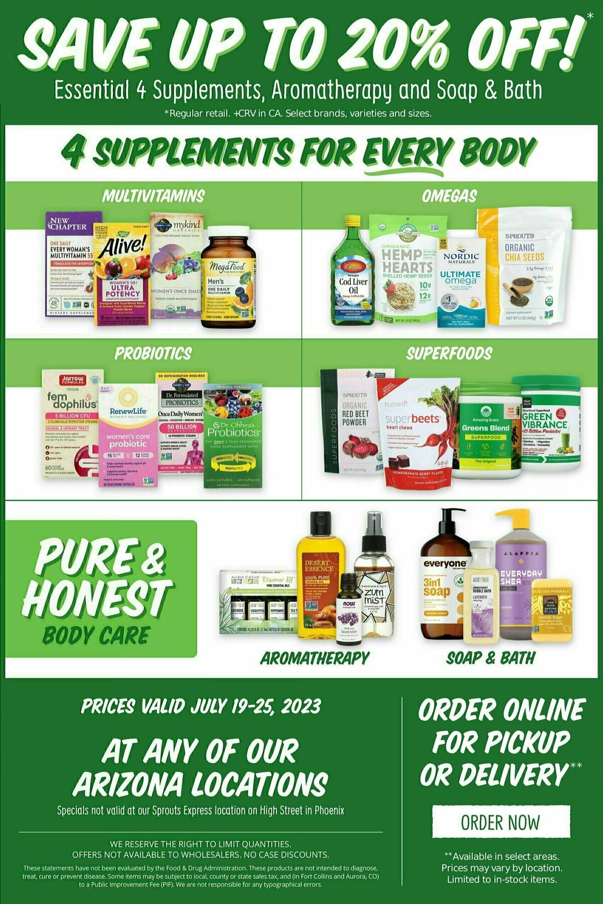 Sprouts Farmers Market Weekly Ad from July 19