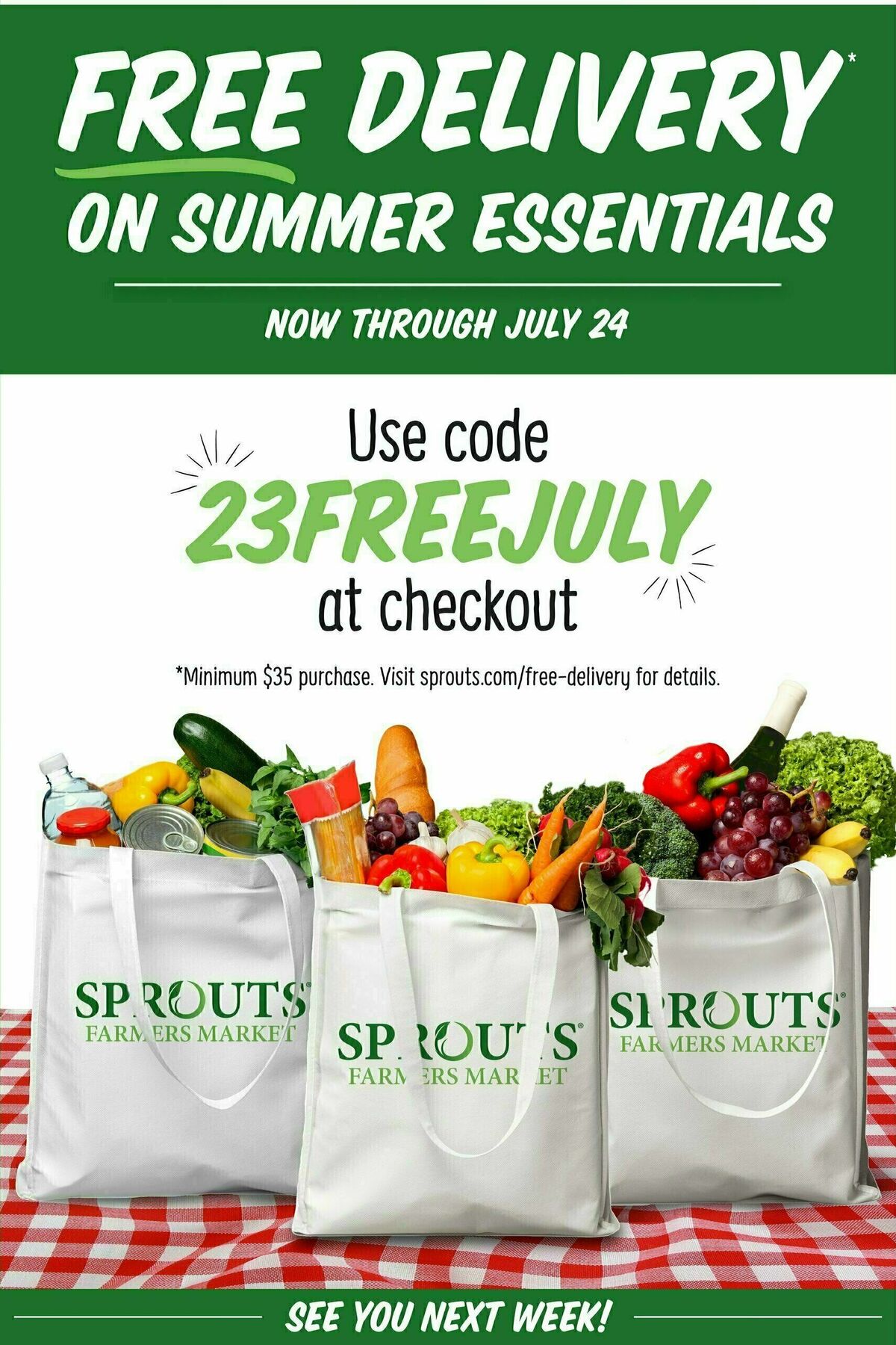 Sprouts Farmers Market Weekly Ad from July 19