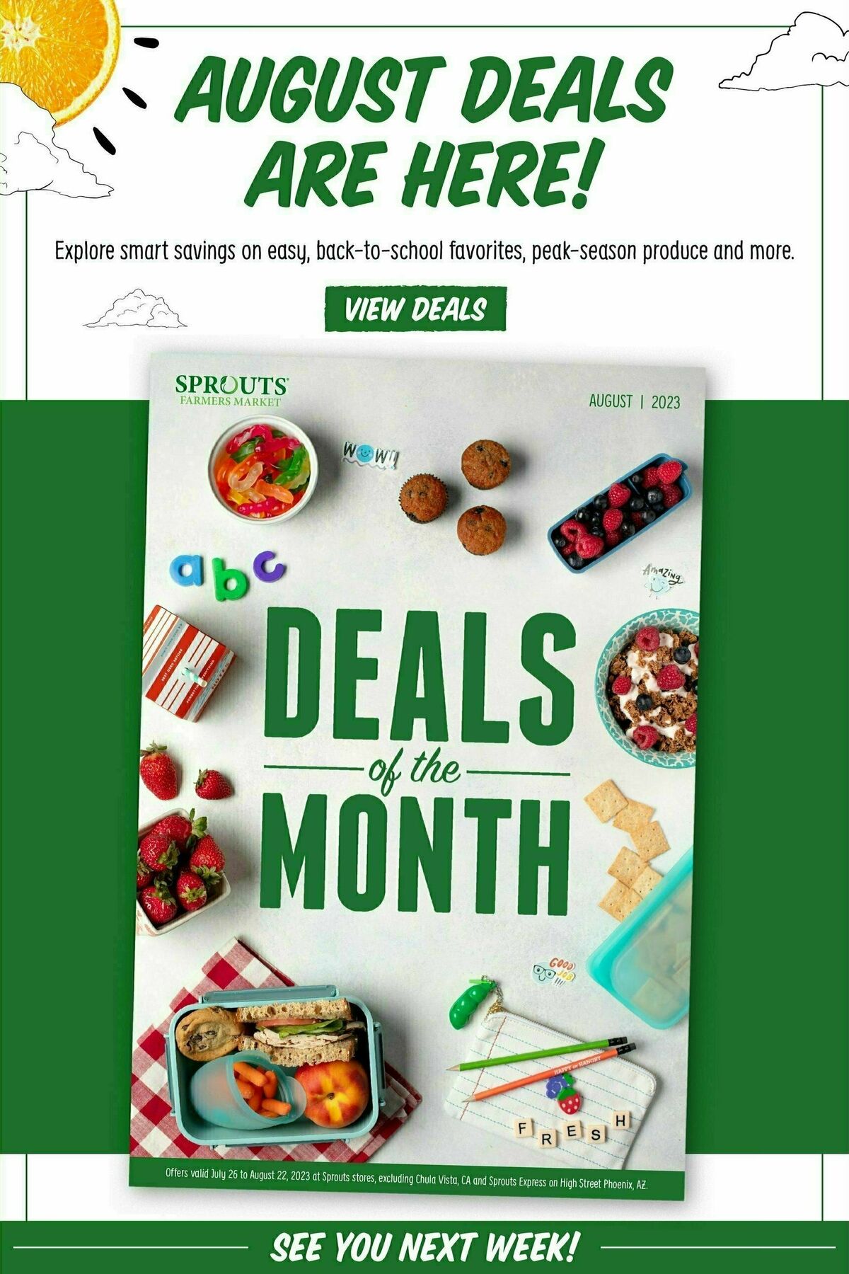 Sprouts Farmers Market Weekly Ad from August 2