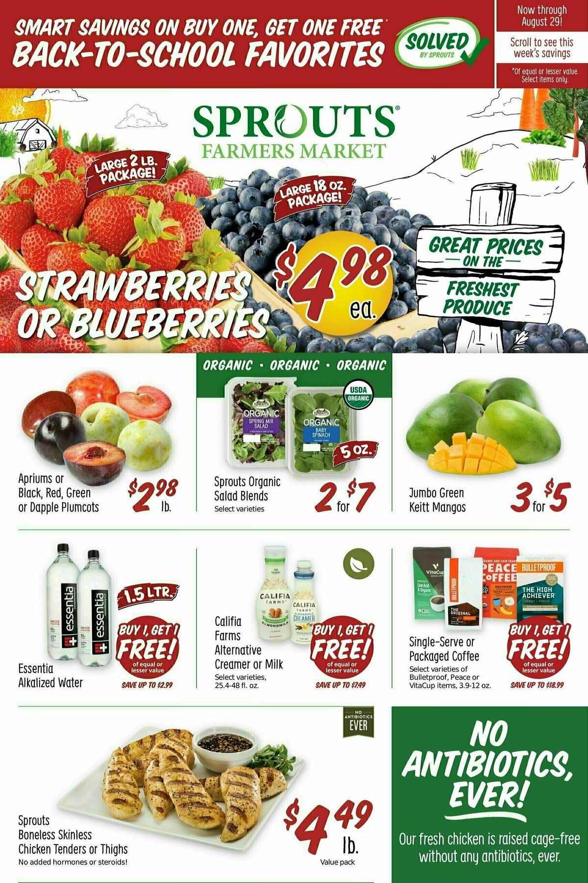 Sprouts Farmers Market Weekly Ad from August 23