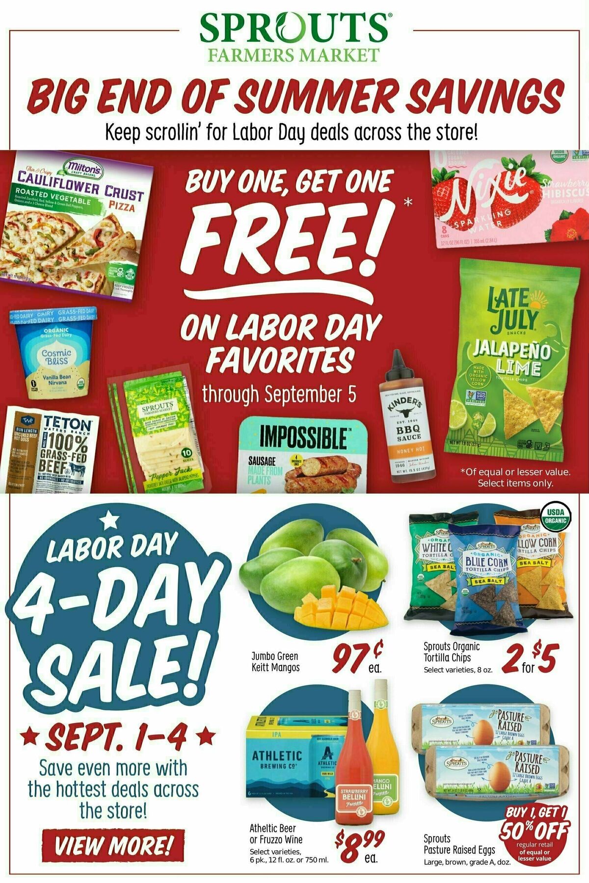 Sprouts Farmers Market Weekly Ad from August 30