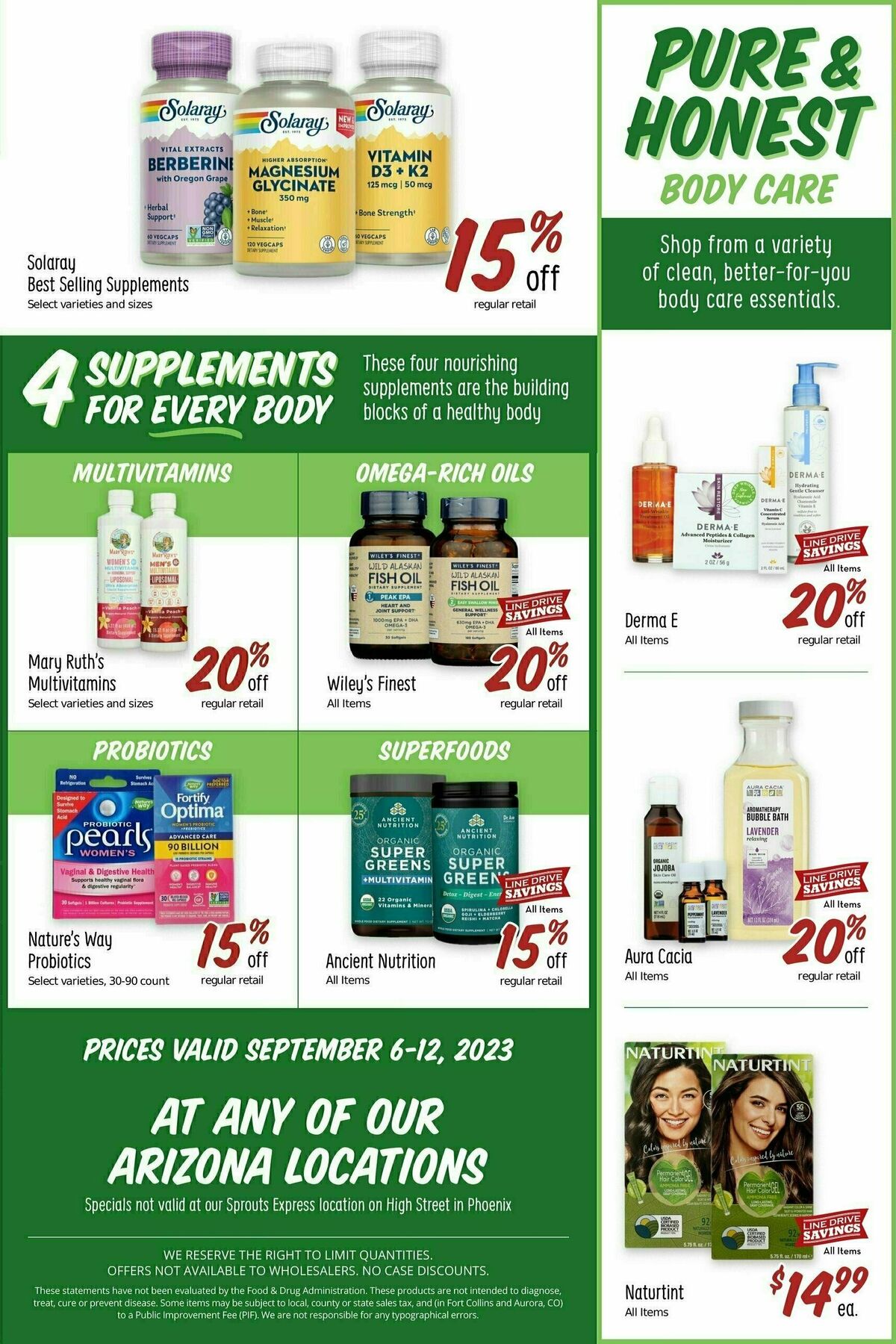 Sprouts Farmers Market Weekly Ad from September 6