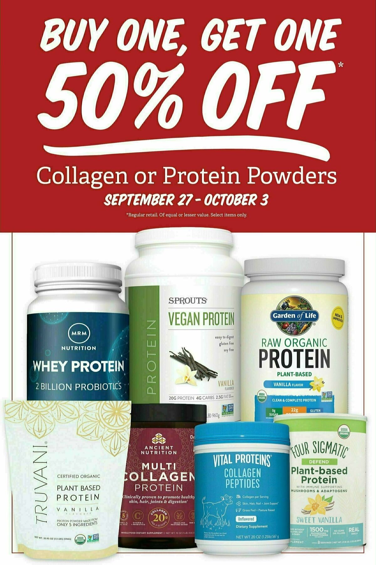 Sprouts Farmers Market Weekly Ad from September 27