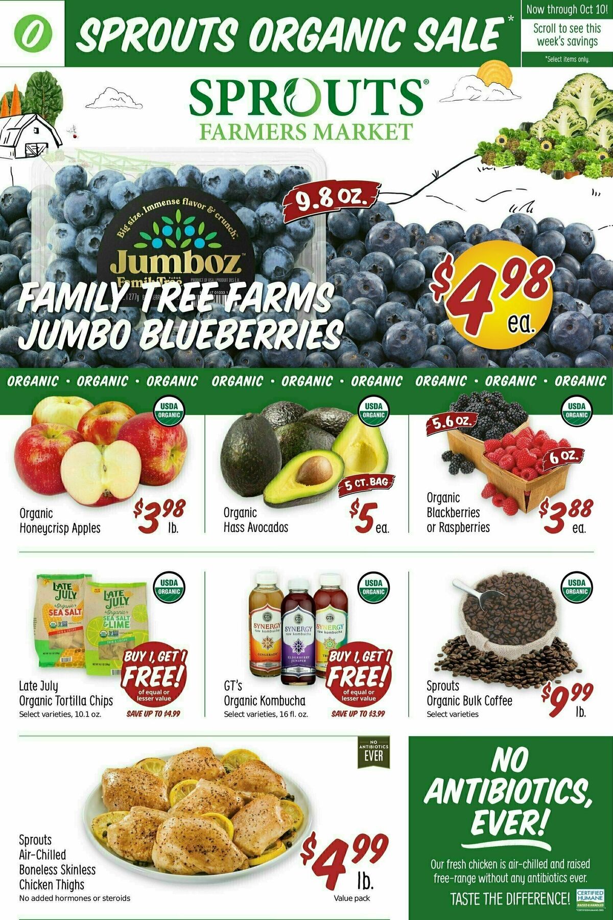 Sprouts Farmers Market Weekly Ad from October 4