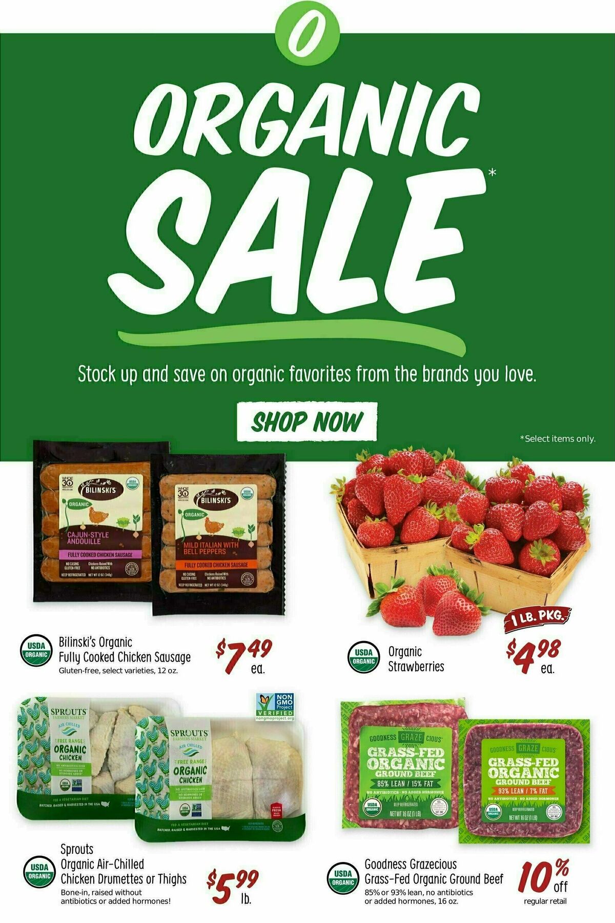 Sprouts Farmers Market Weekly Ad from October 4