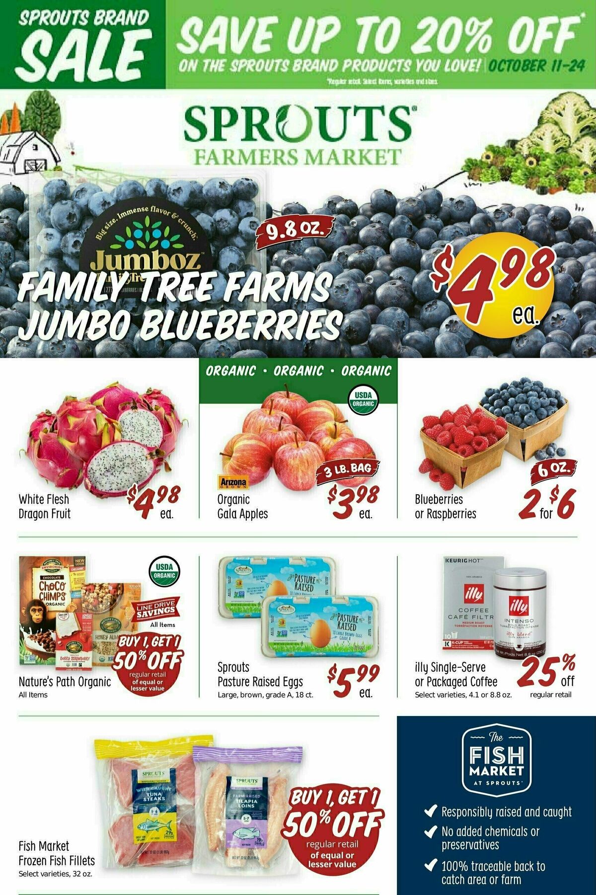 Sprouts Farmers Market Weekly Ad from October 11