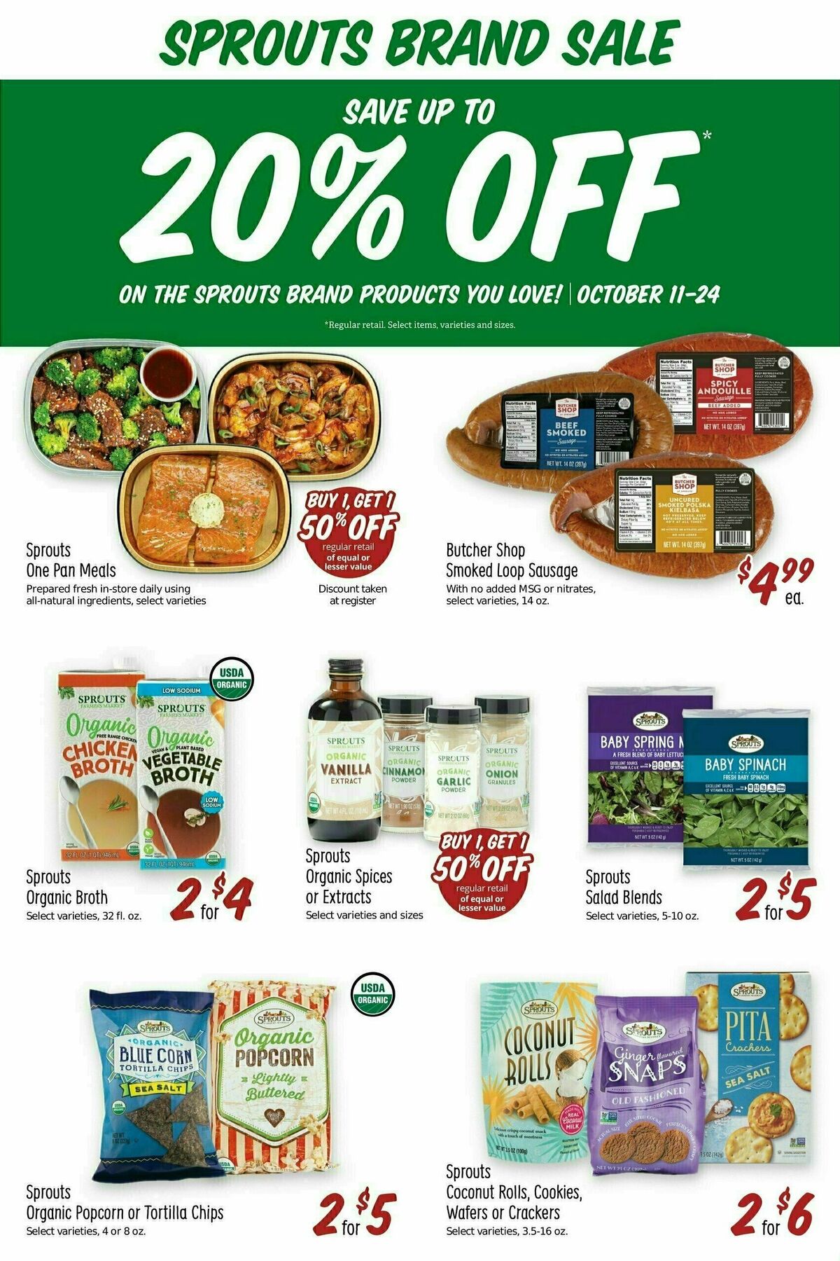 Sprouts Farmers Market Weekly Ad from October 11