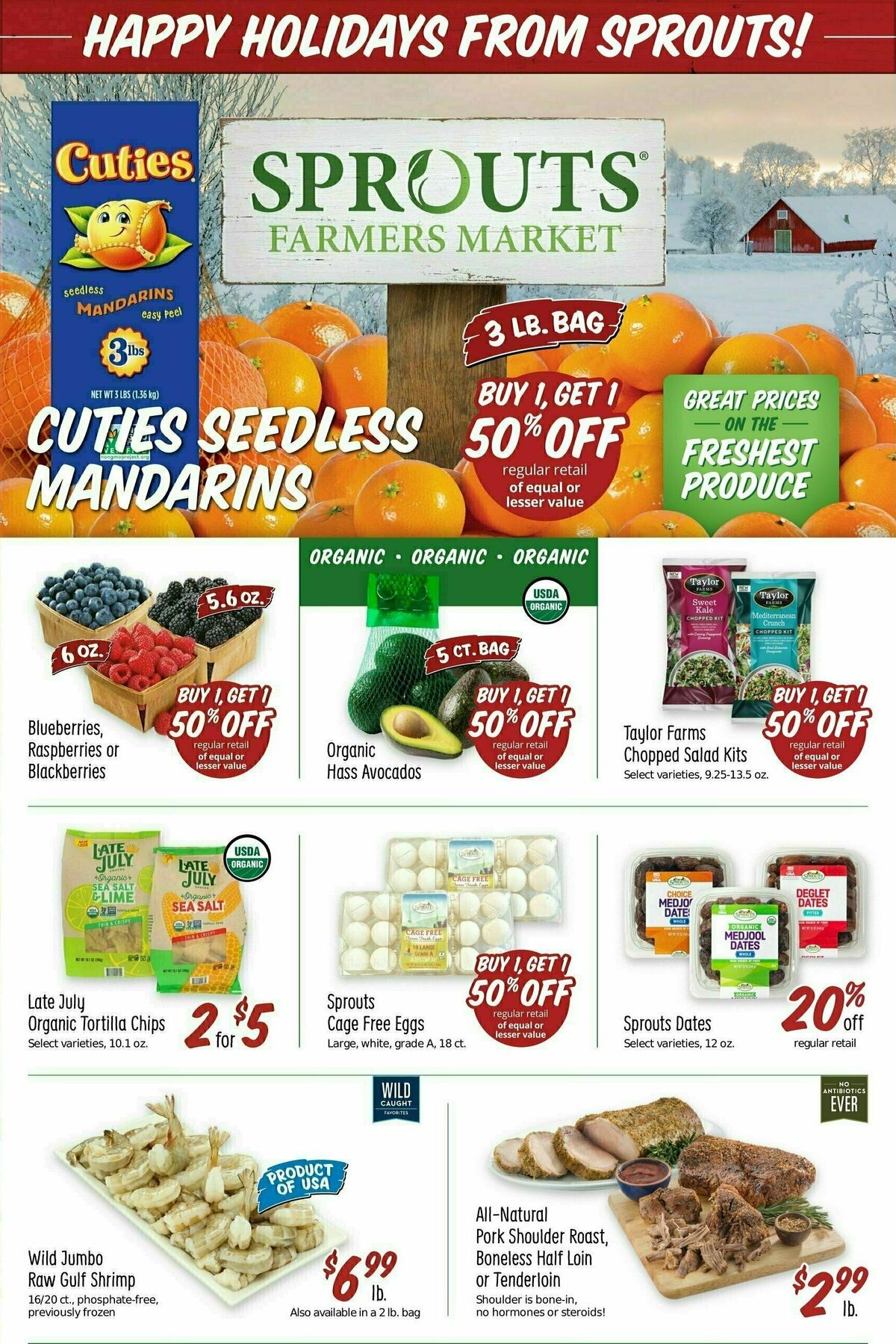 Sprouts Farmers Market Weekly Ad from December 6