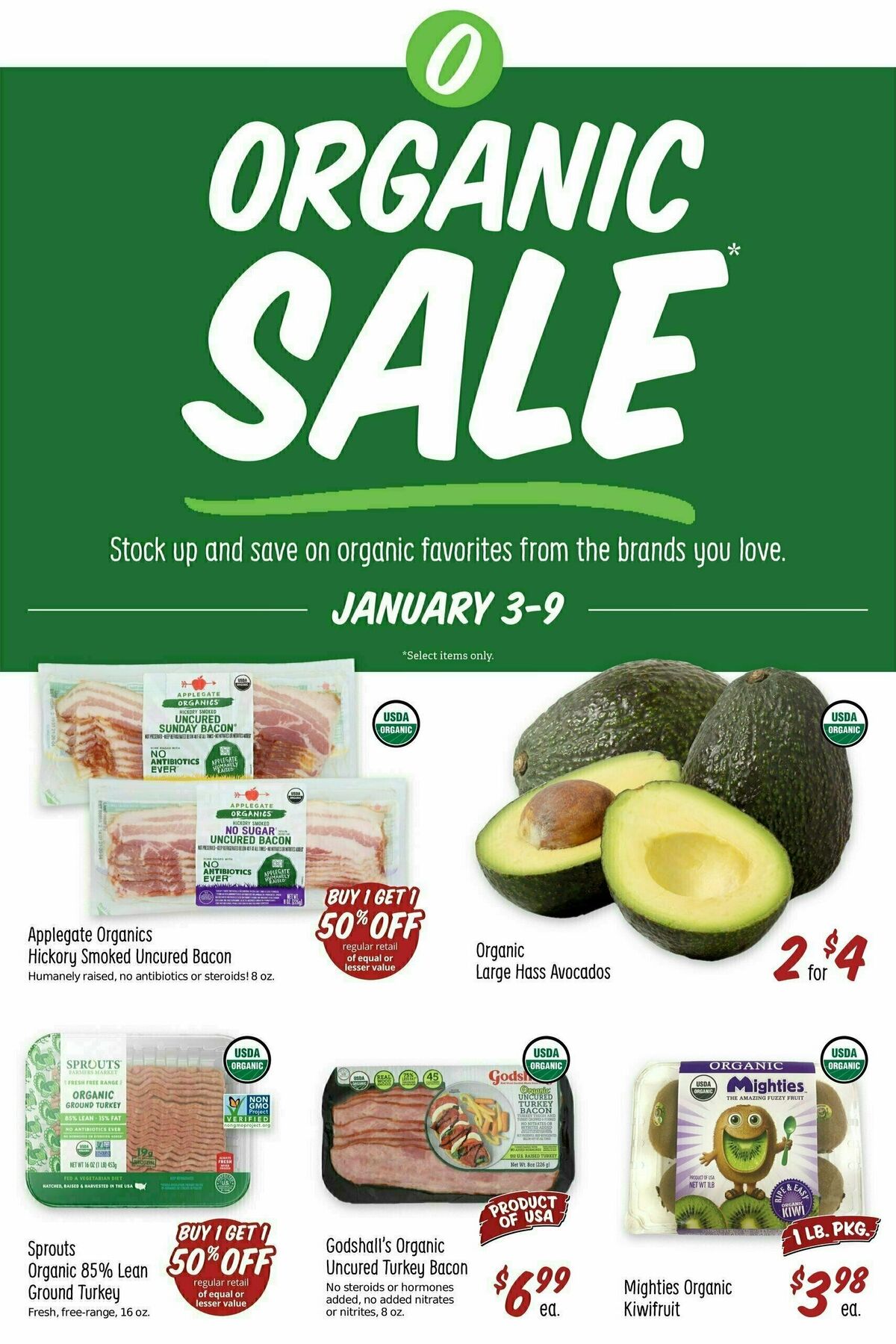 Sprouts Farmers Market Weekly Ad from January 3