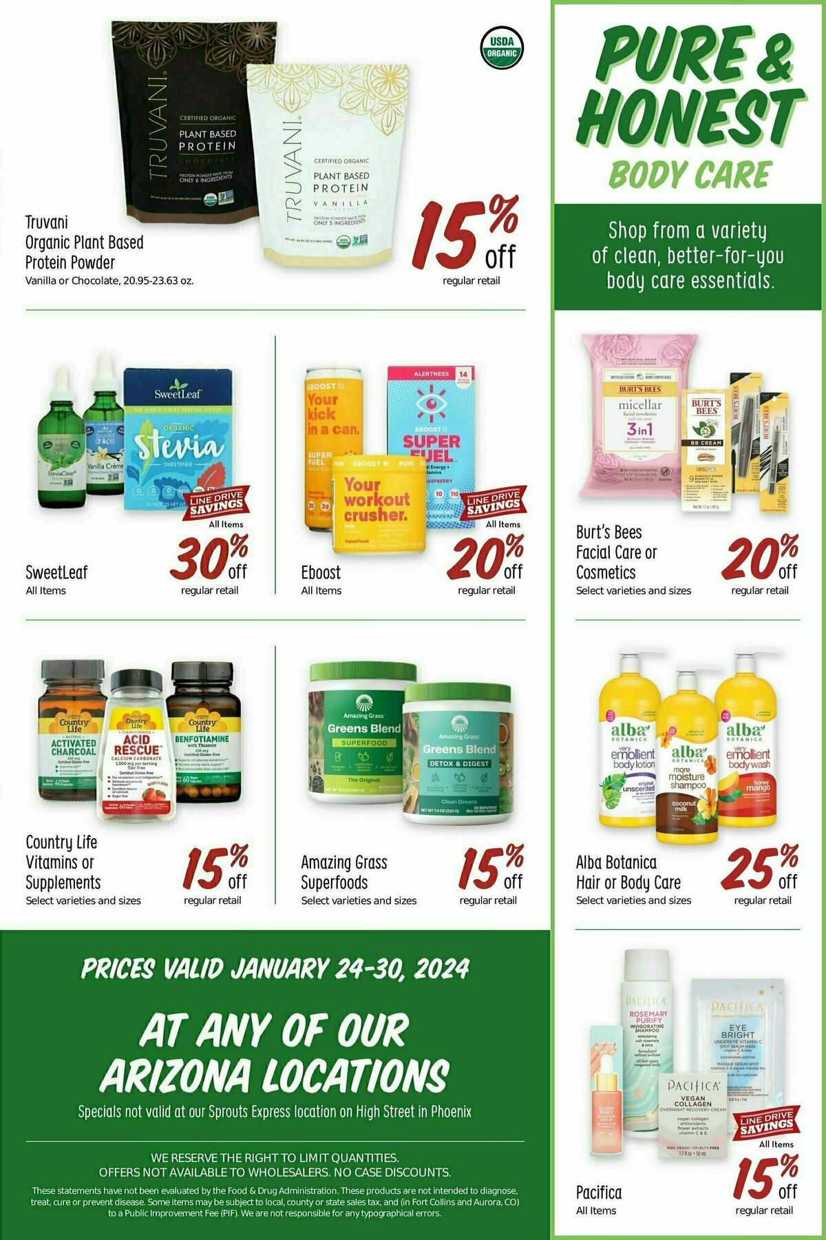 Sprouts Farmers Market Weekly Ad from January 24