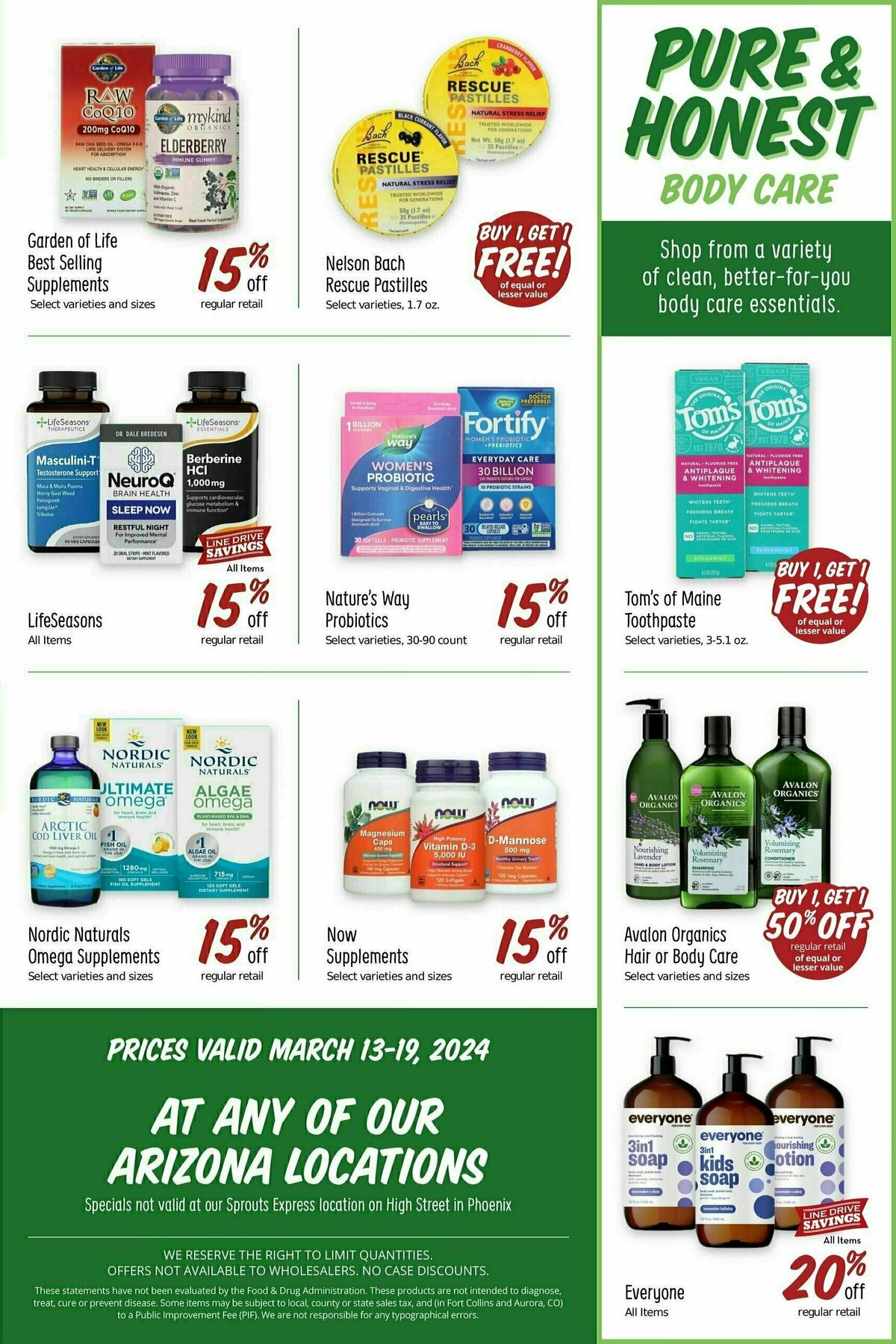 Sprouts Farmers Market Weekly Ad from March 13