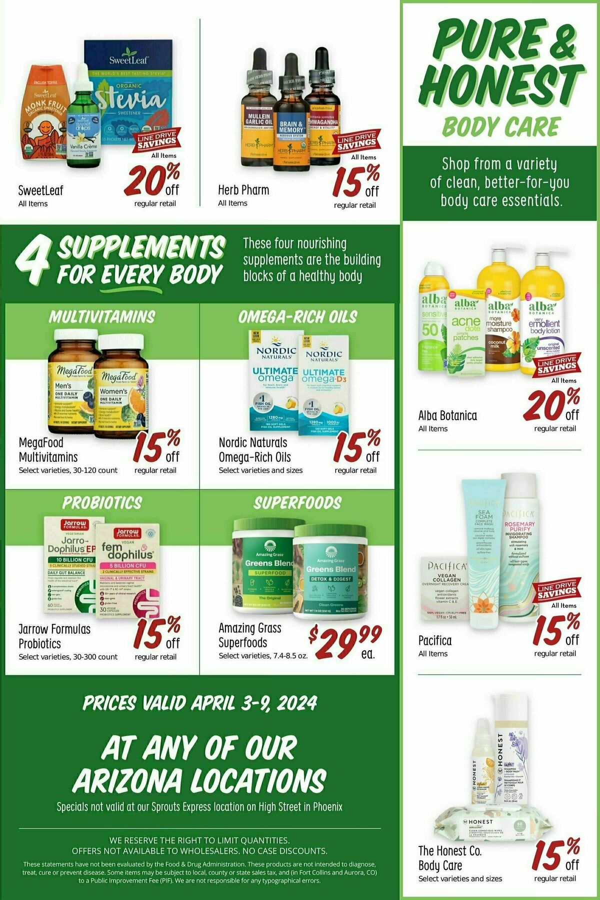 Sprouts Farmers Market Weekly Ad from April 3