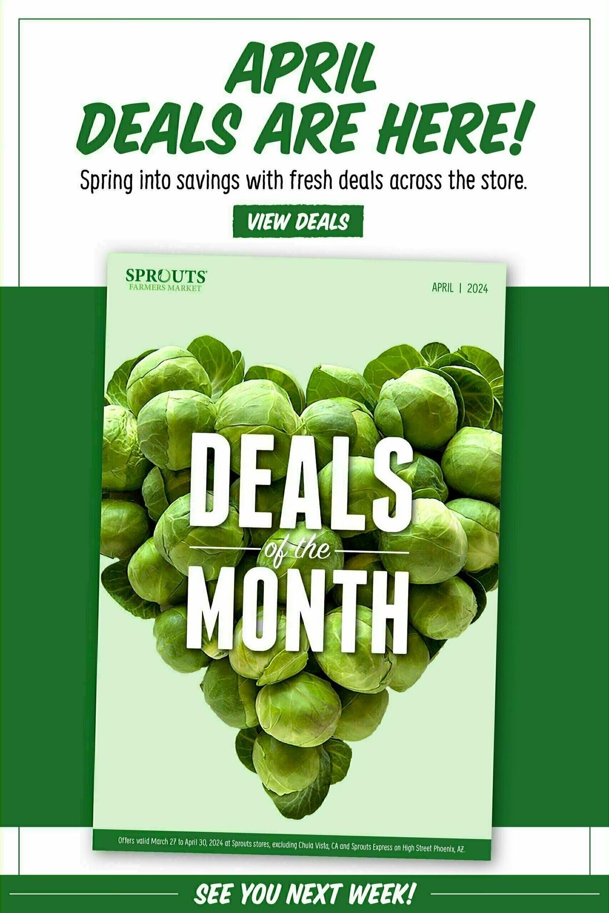 Sprouts Farmers Market Weekly Ad from April 3