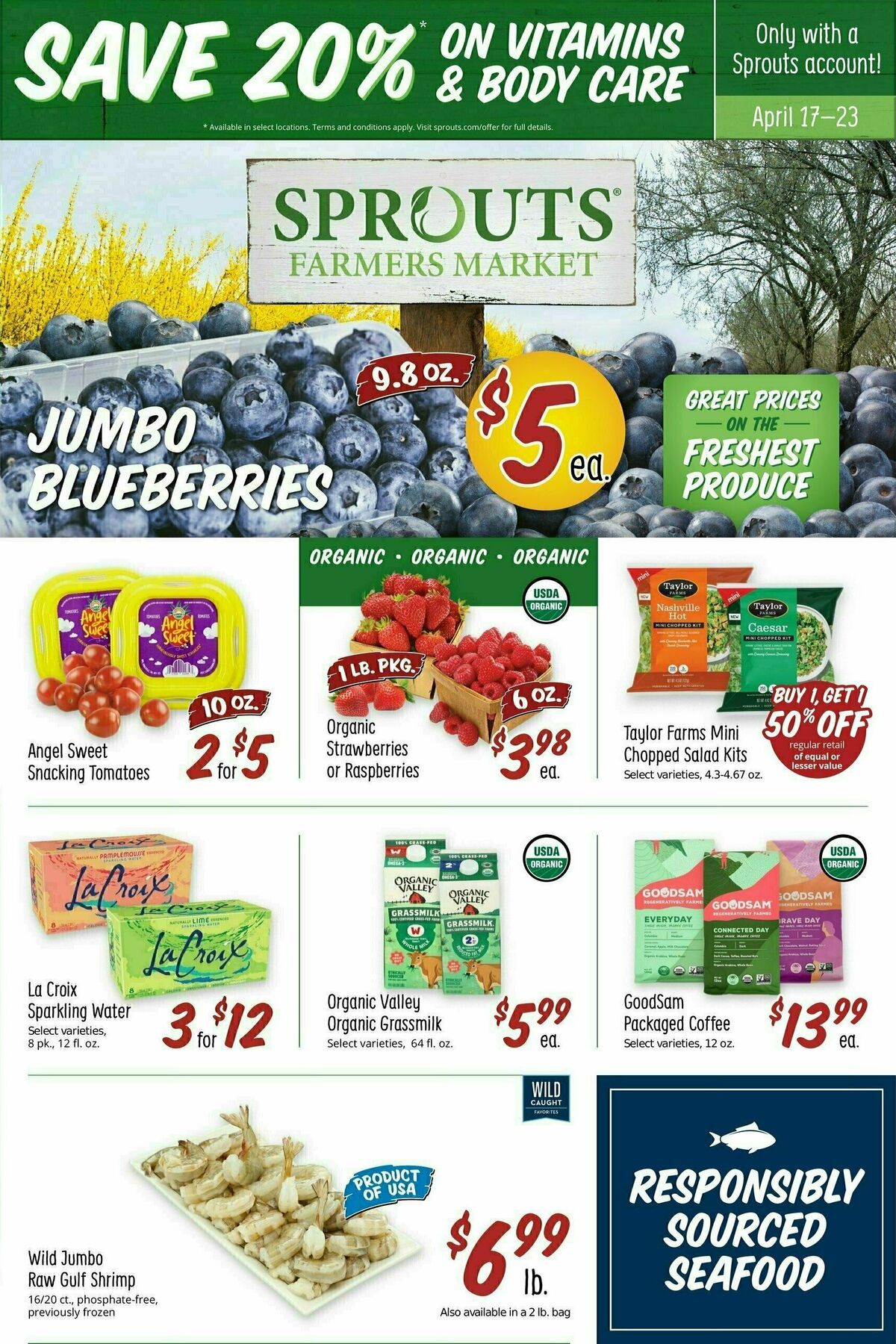 Sprouts Farmers Market Weekly Ad from April 17