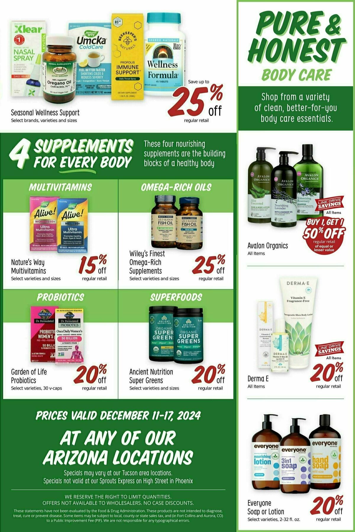 Sprouts Farmers Market Weekly Ad from December 11