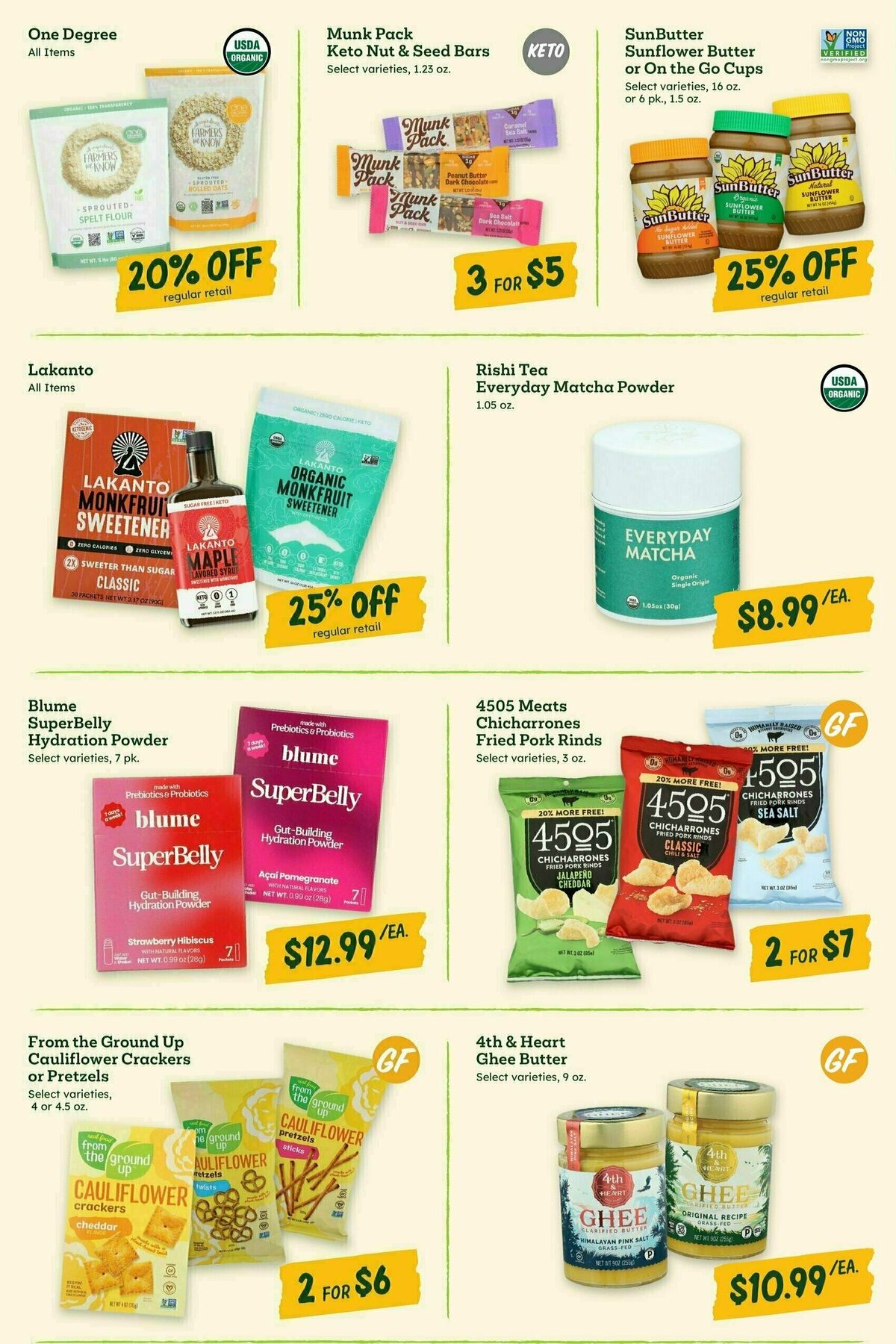Sprouts Farmers Market Deals of the Month Weekly Ad from January 1