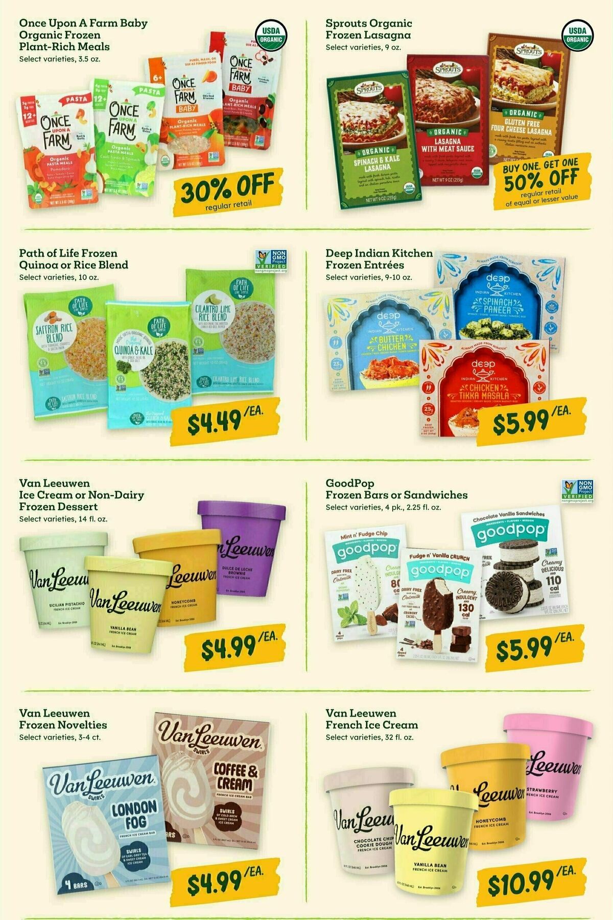 Sprouts Farmers Market Deals of the Month Weekly Ad from January 1