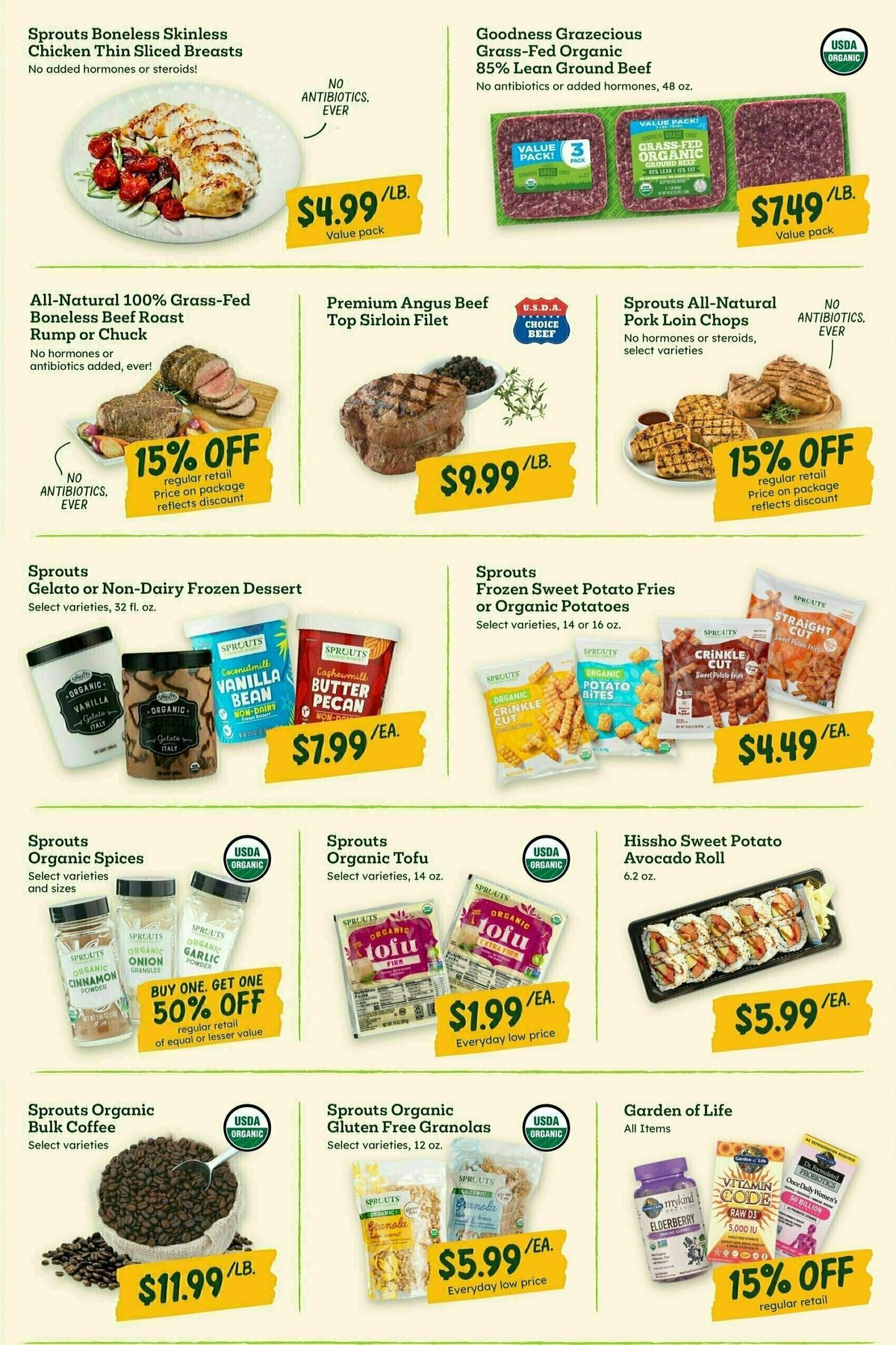 Sprouts Farmers Market Weekly Ad from January 15