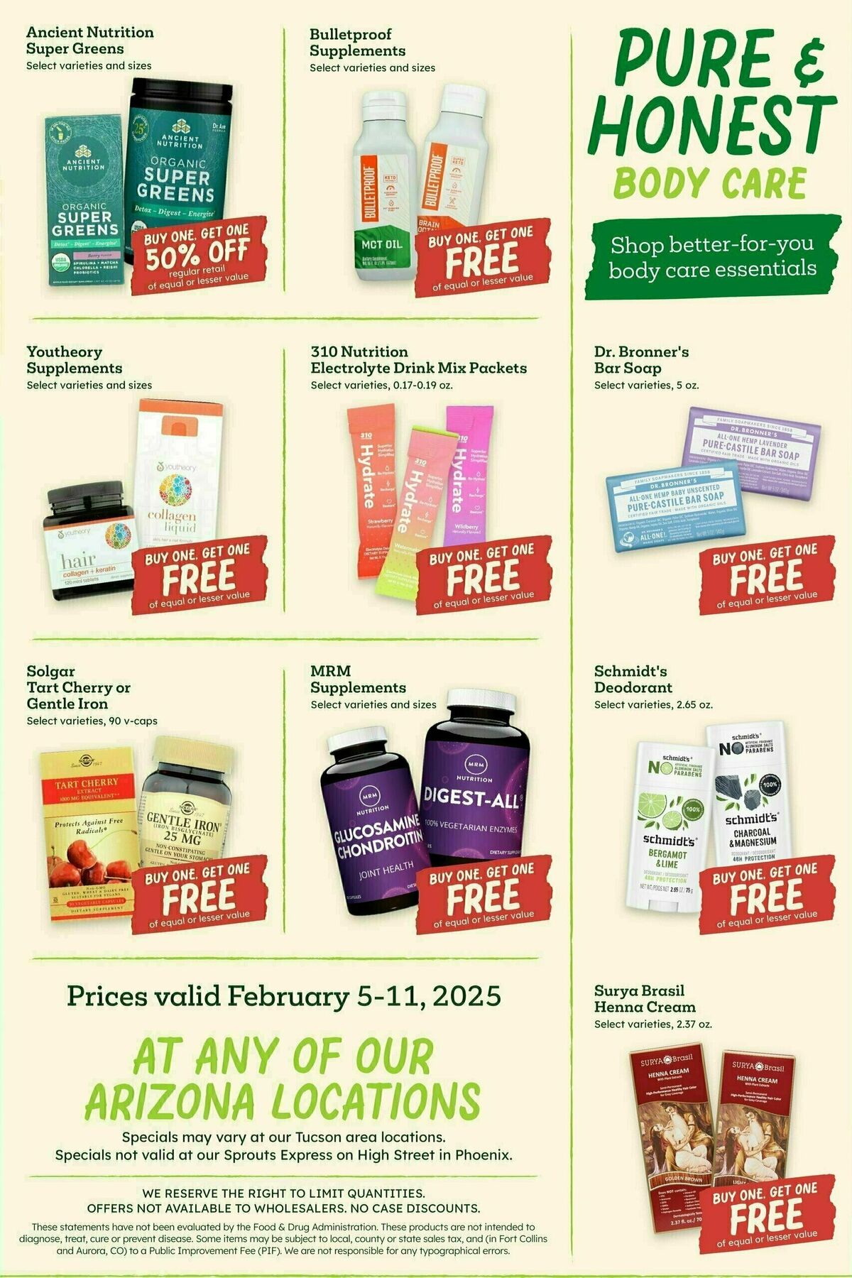 Sprouts Farmers Market Weekly Ad from February 5