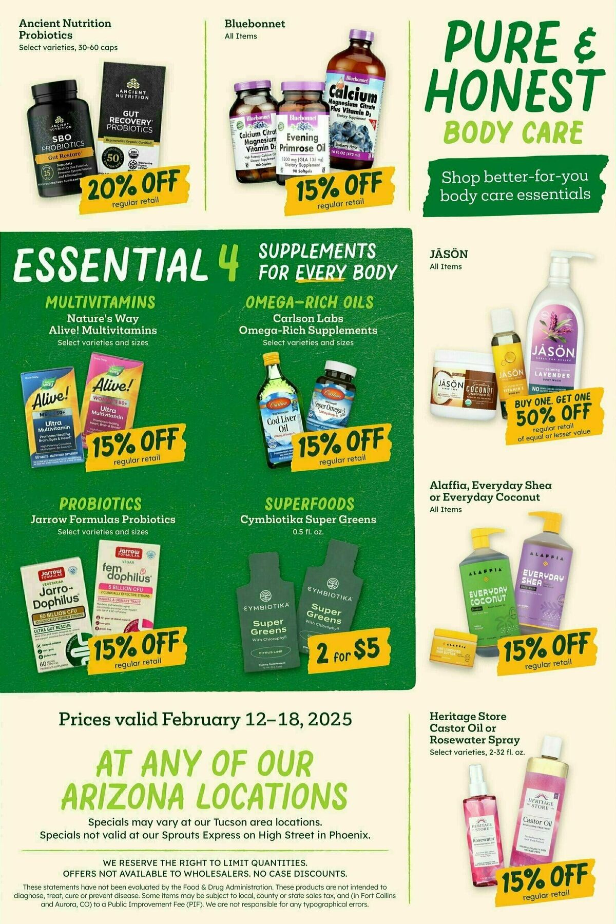 Sprouts Farmers Market Weekly Ad from February 12