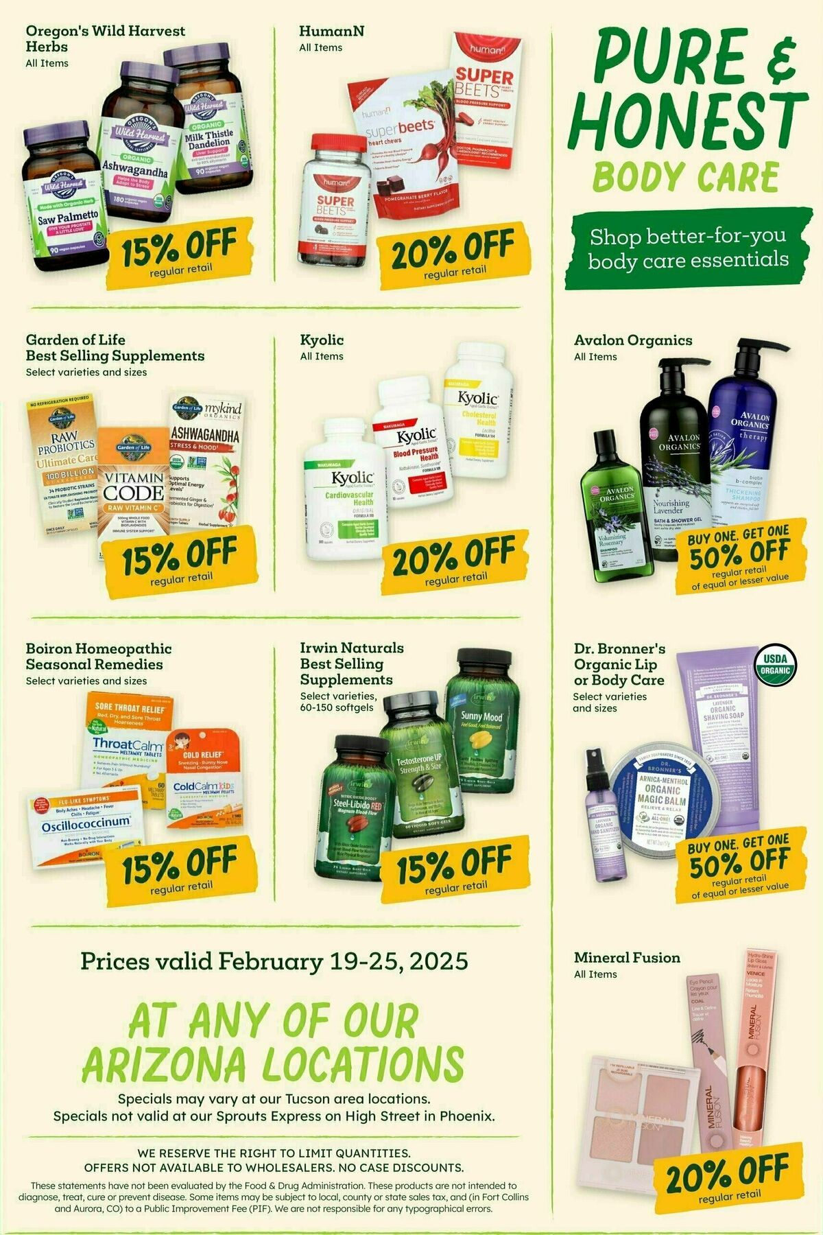Sprouts Farmers Market Weekly Ad from February 19