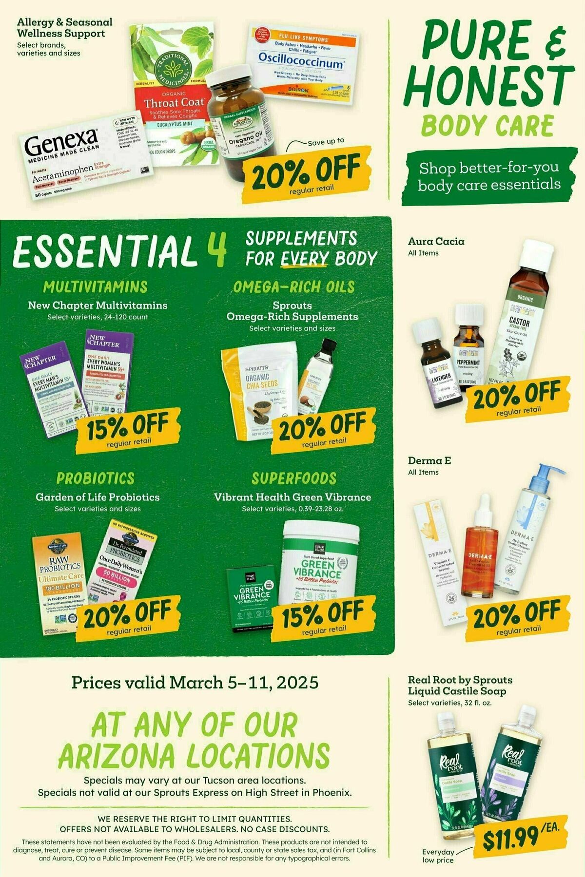 Sprouts Farmers Market Weekly Ad from March 5