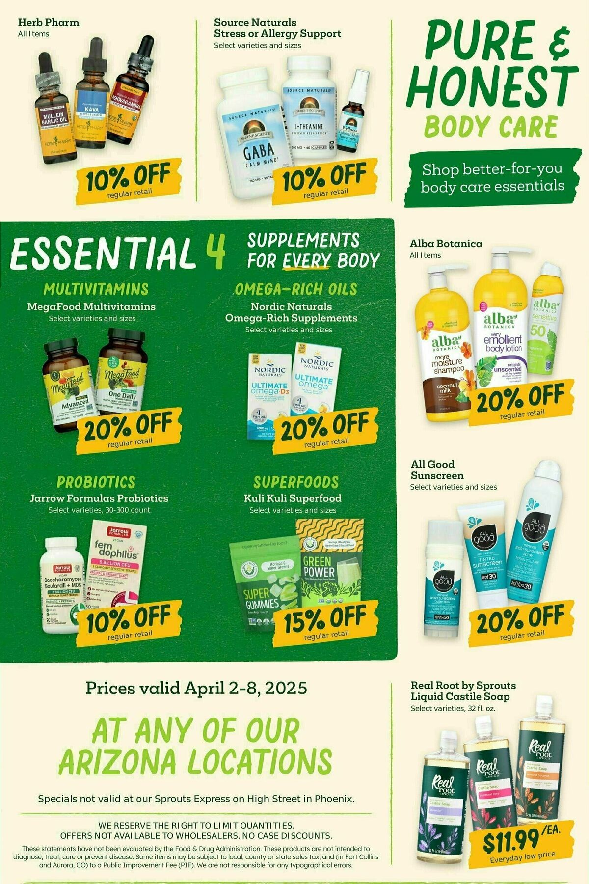 Sprouts Farmers Market Weekly Ad from April 2