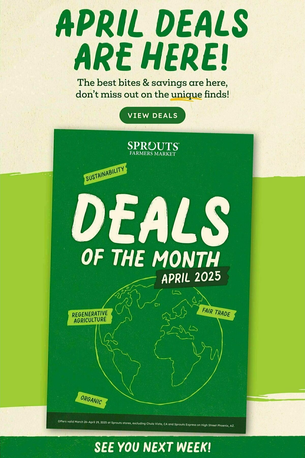 Sprouts Farmers Market Weekly Ad from April 2